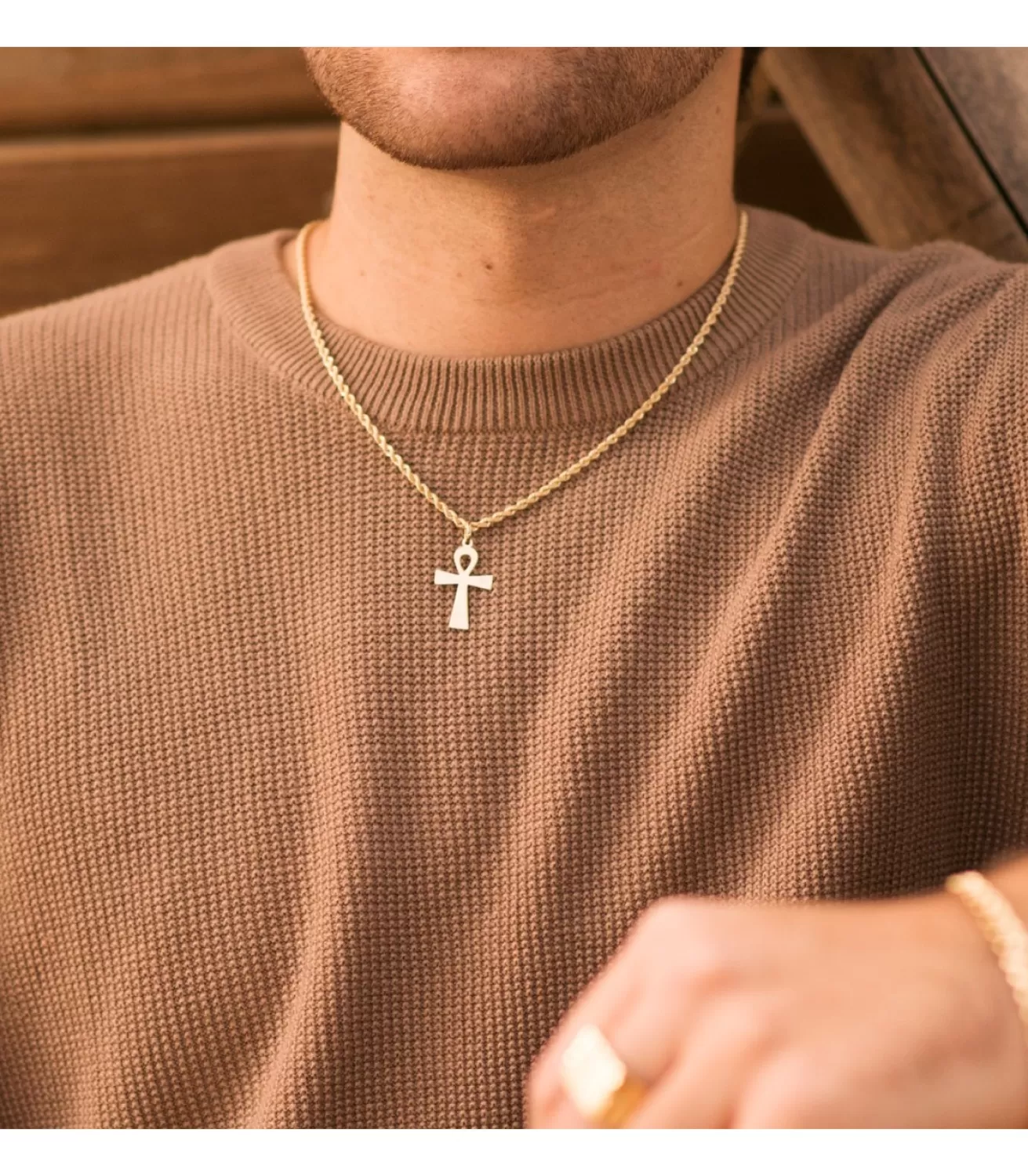 Colgante Cruz De La Vida Oro 18K 28Mm<Alda Joyeros Best