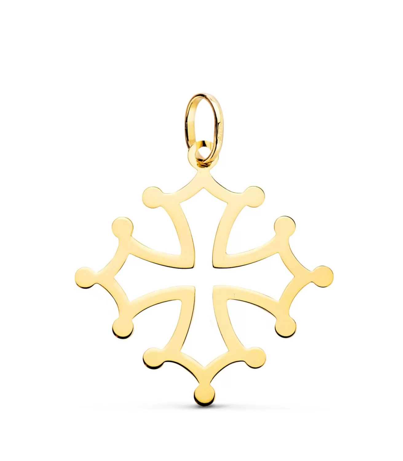 Colgante Cruz De Occitania 26Mm Oro 18K<Alda Joyeros Clearance