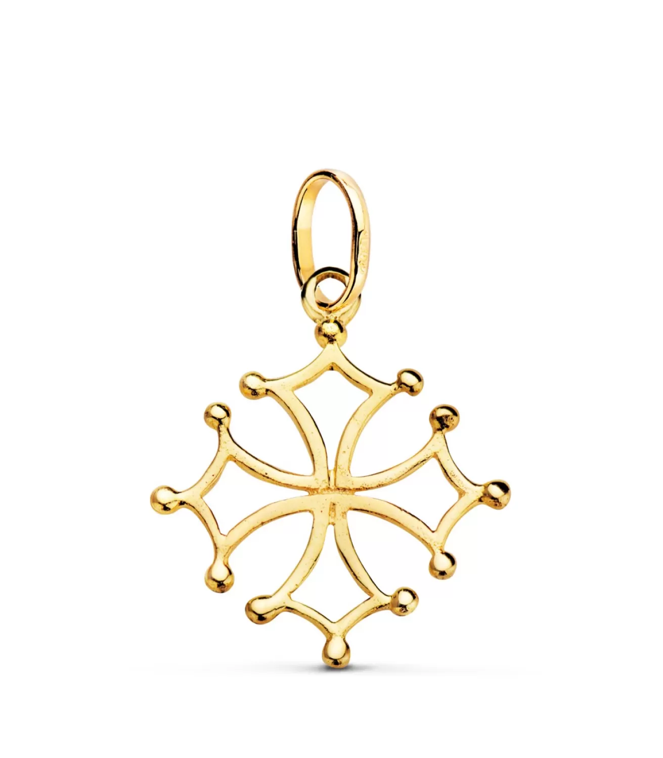 Colgante Cruz De Occitania Oro 18 K 23 Mm<Alda Joyeros Cheap