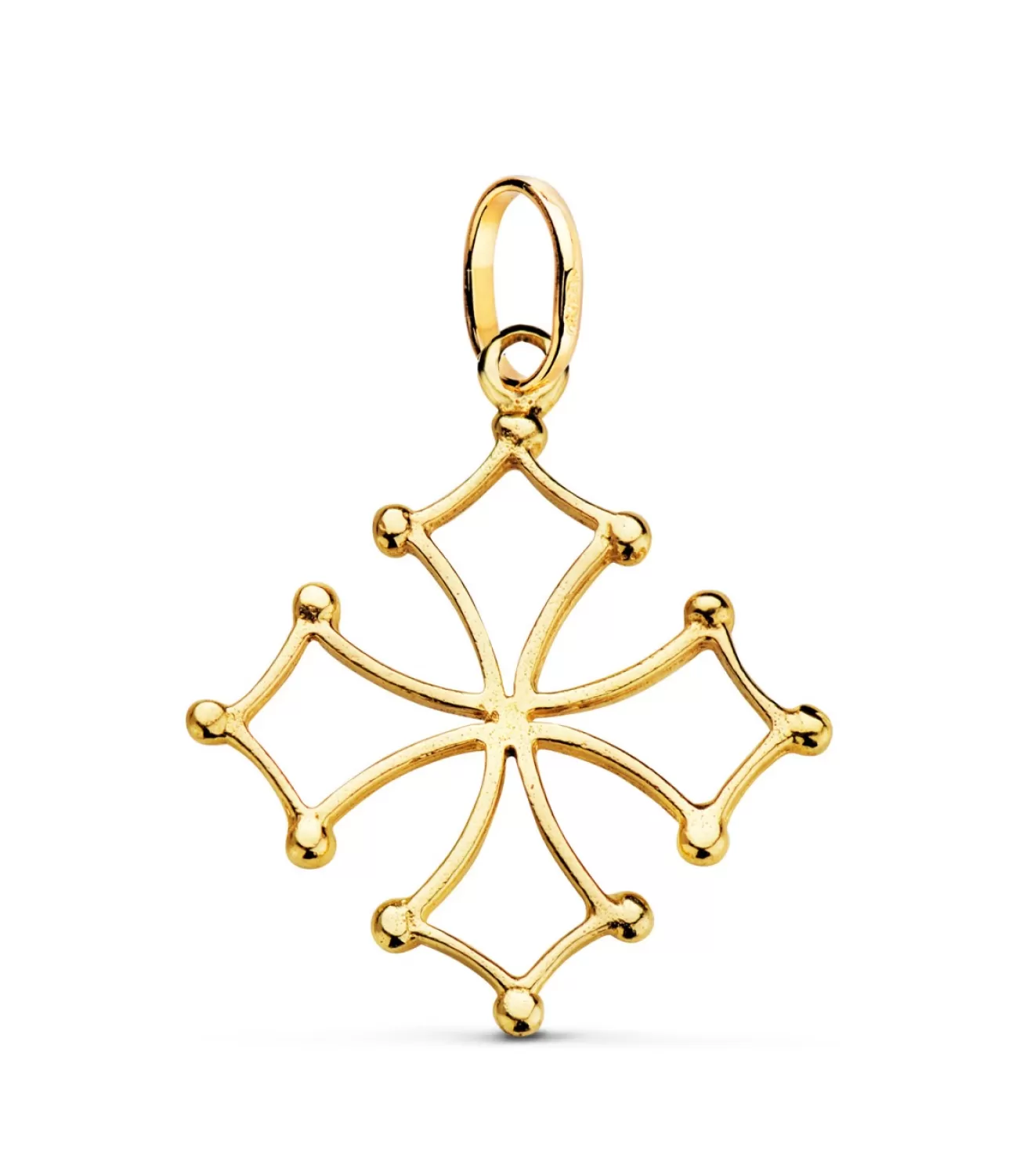 Colgante Cruz De Occitania Oro 18 K 28 Mm<Alda Joyeros Outlet