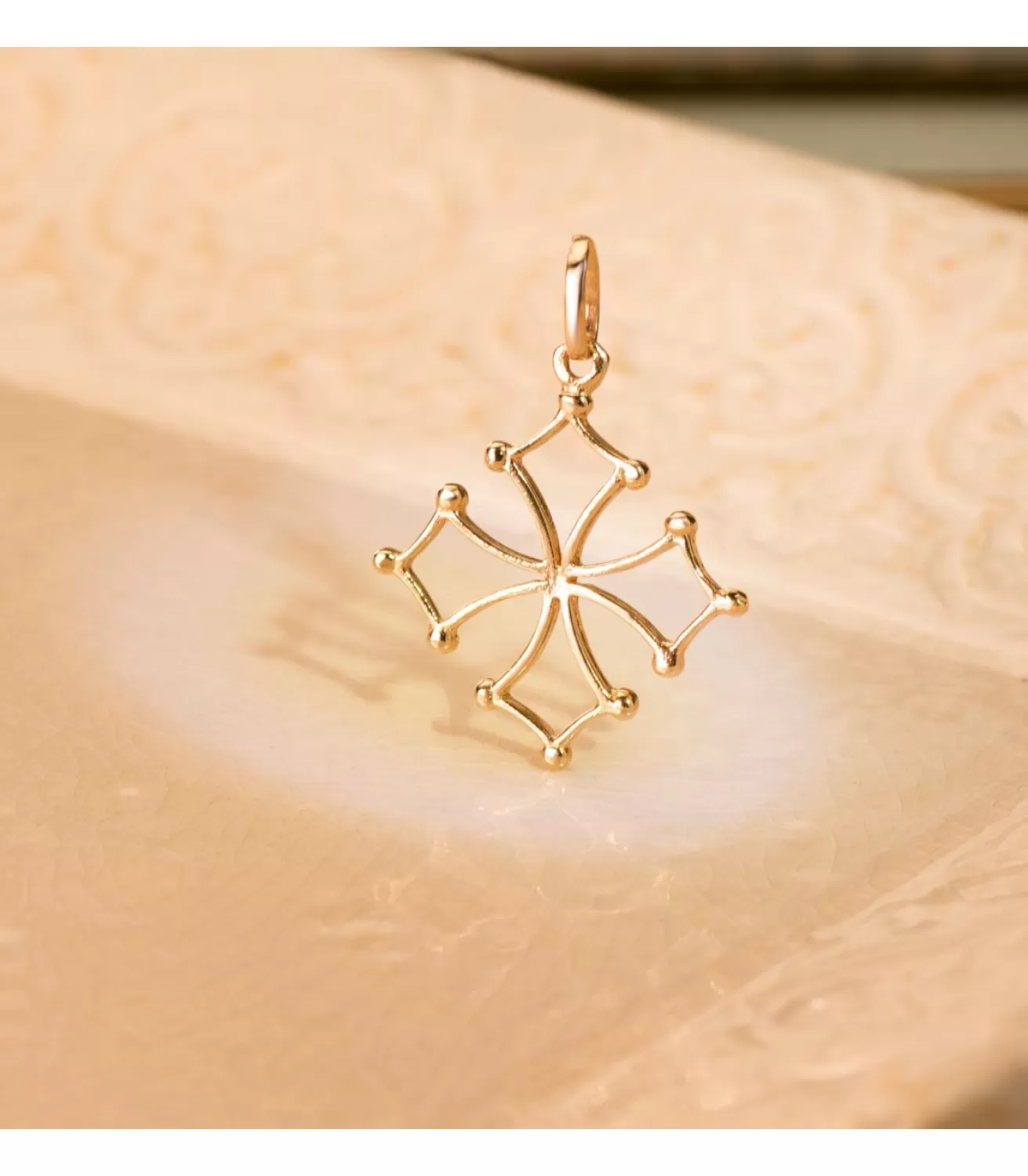 Colgante Cruz De Occitania Oro 18 K 28 Mm<Alda Joyeros Outlet