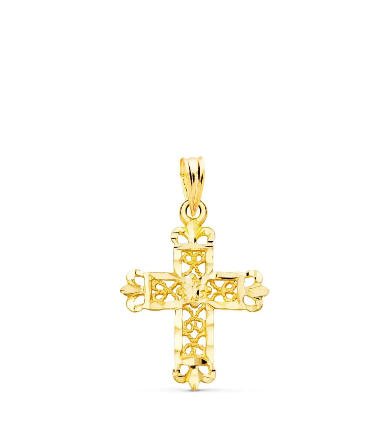 Colgante Cruz Filigrana Oro 18K 22Mm<Alda Joyeros Best Sale
