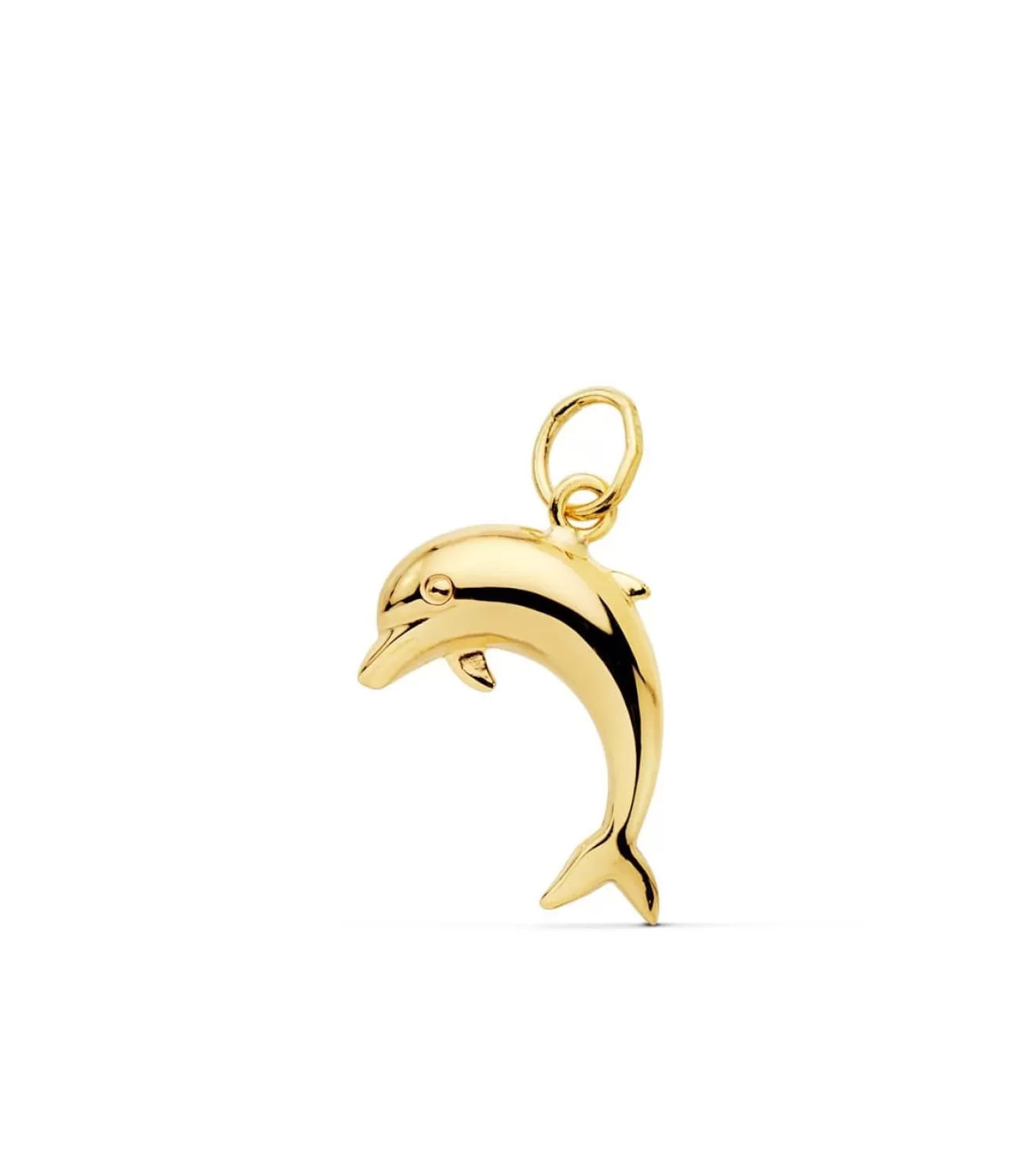 Colgante Delfin De La Suerte Oro Amarillo 18K 17 Mm<Alda Joyeros Fashion