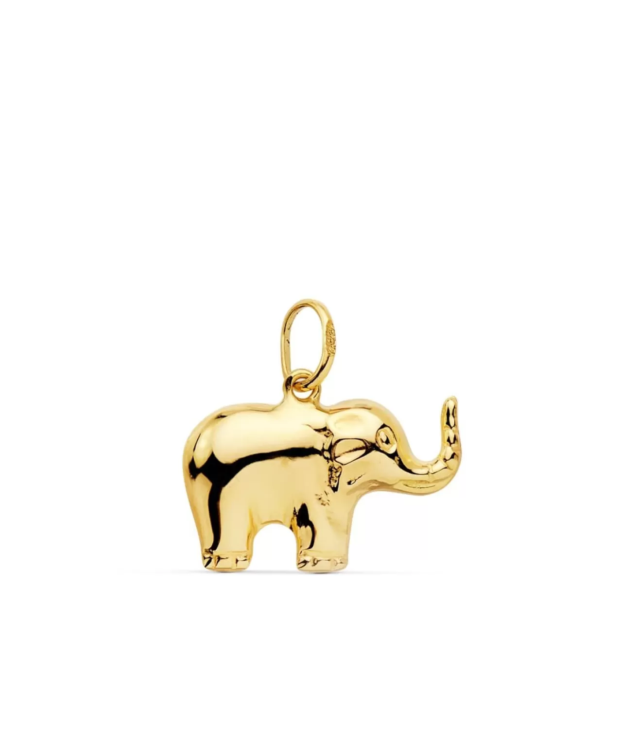 Colgante Elefante De La Suerte Oro Amarillo 18K 16 Mm<Alda Joyeros Best