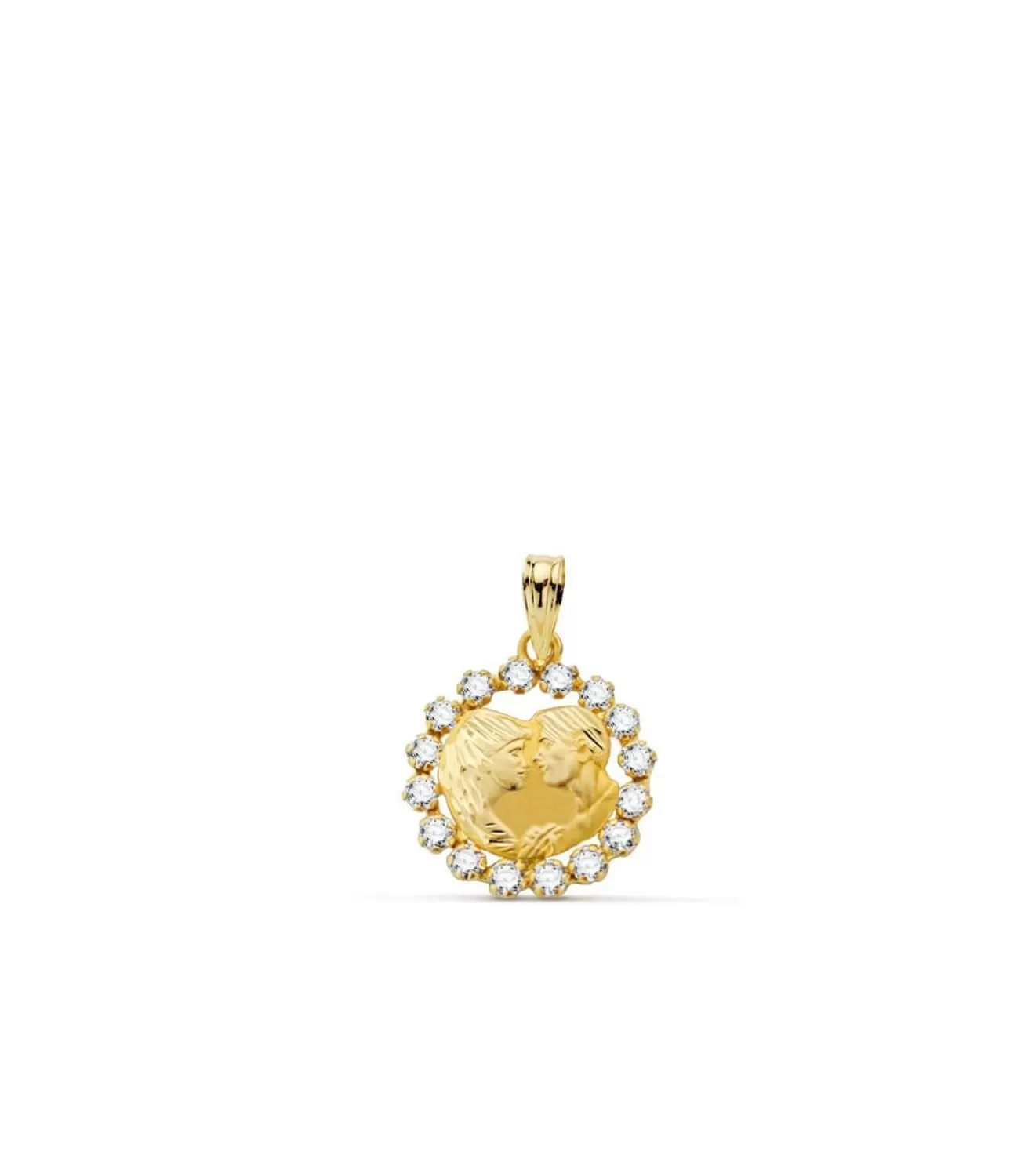 Colgante Enamorados Oro Amarillo 18K<Alda Joyeros Sale