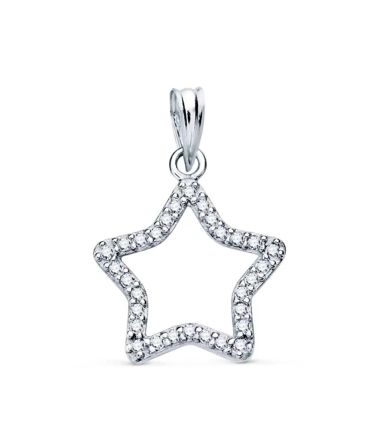 Colgante Estrella 18 Ktes<Alda Joyeros Shop