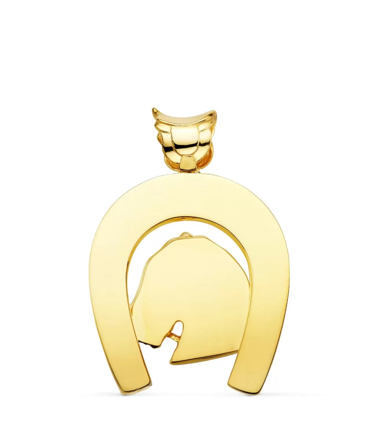 Colgante Herradura Caballo Oro 18K 50Mm<Alda Joyeros Discount