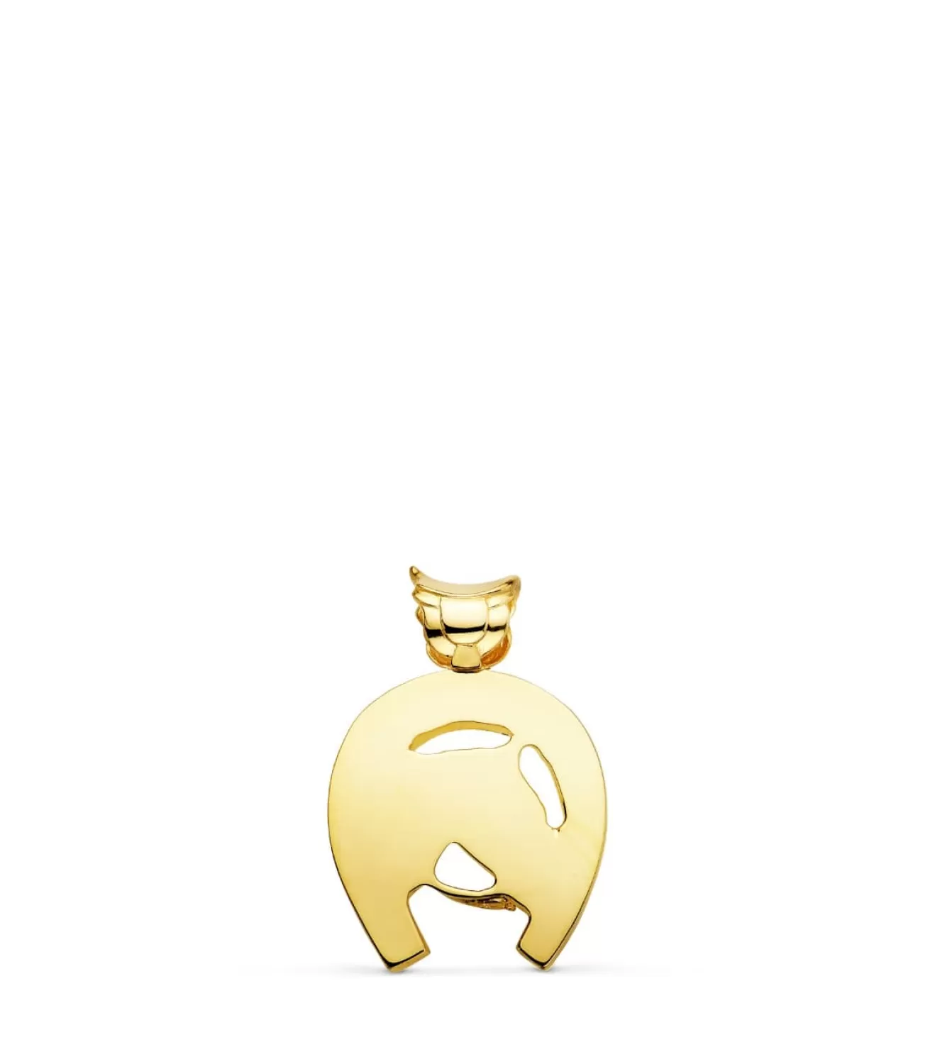 Colgante Herradura Con Caballo Oro 18K 23 Mm<Alda Joyeros Store