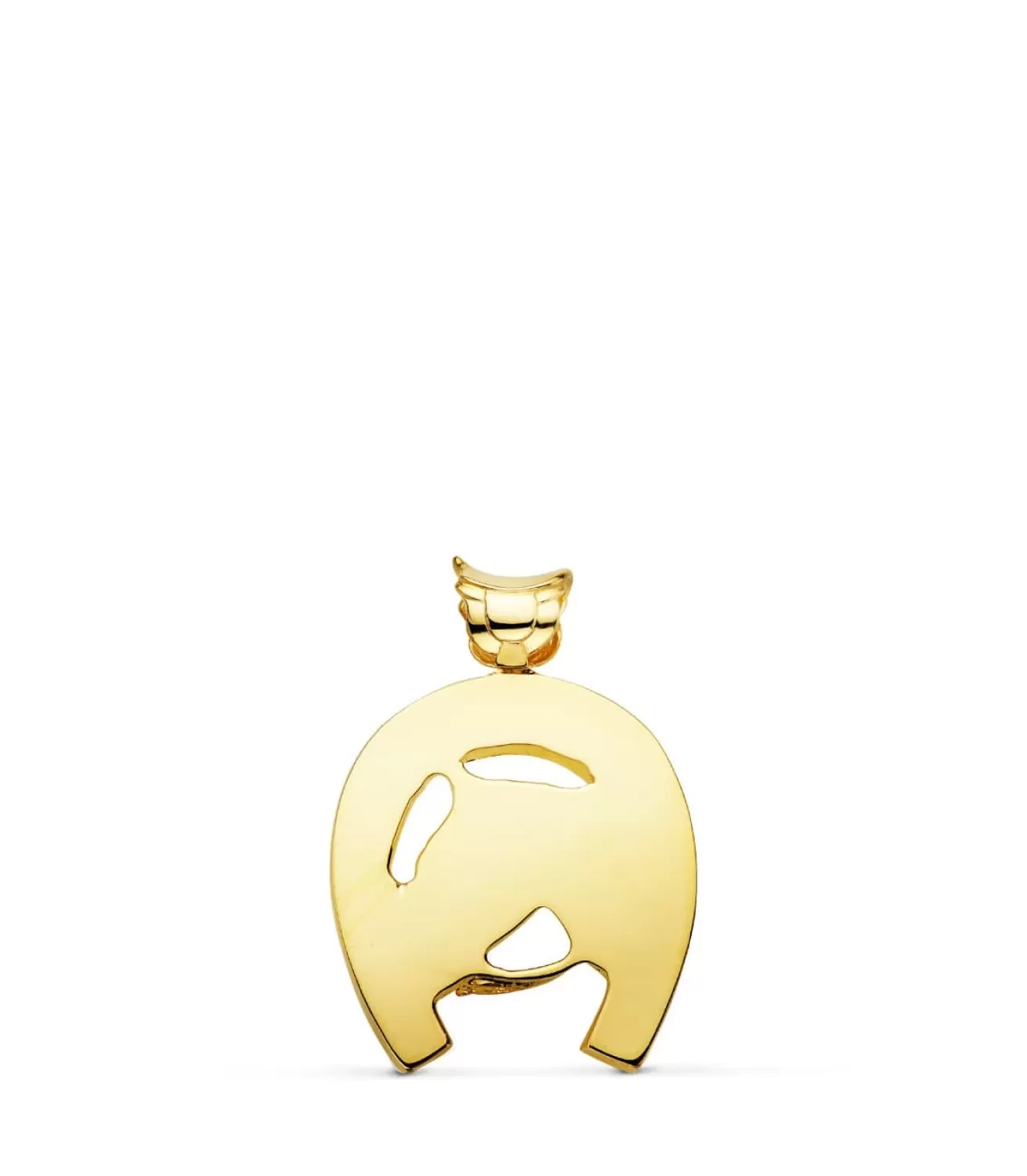 Colgante Herradura Con Caballo Oro 18K 29 Mm<Alda Joyeros Store