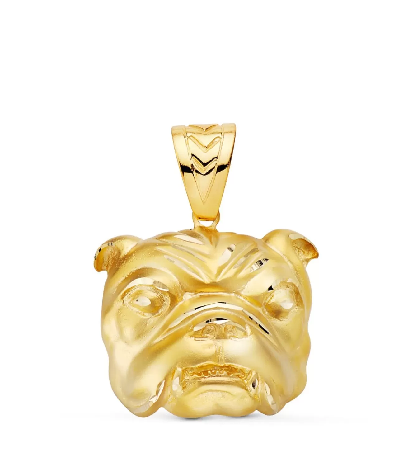Colgante Hombre Bulldog Oro Amarillo 18K<Alda Joyeros Fashion