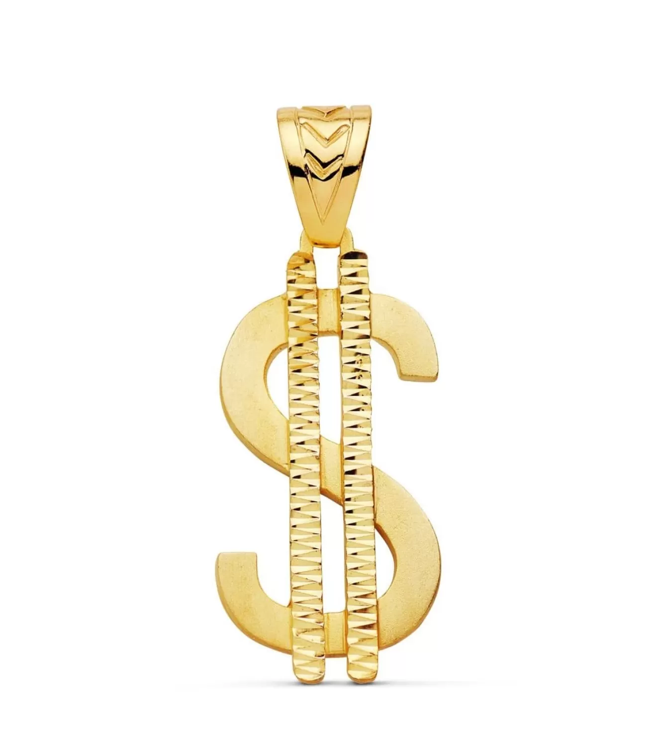 Colgante Hombre Dolar Oro 18K<Alda Joyeros Fashion