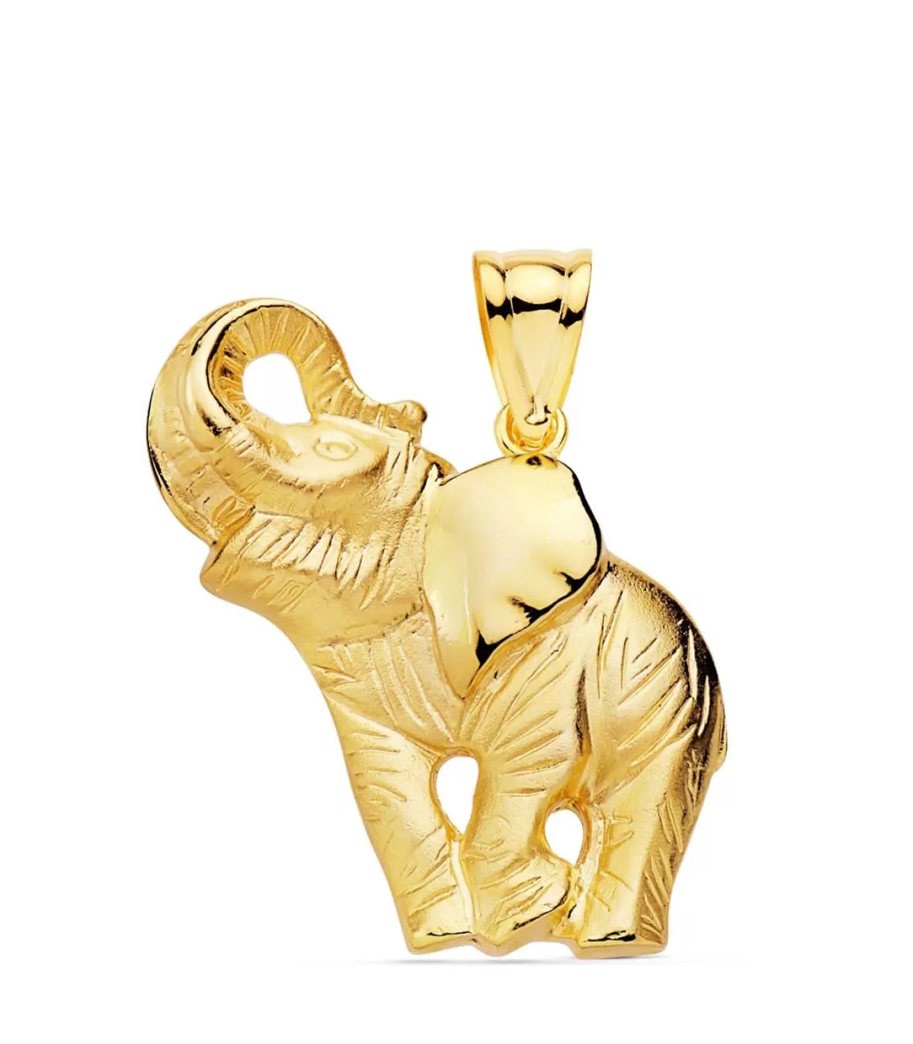 Colgante Hombre Silueta Elefante Oro 18K<Alda Joyeros Hot
