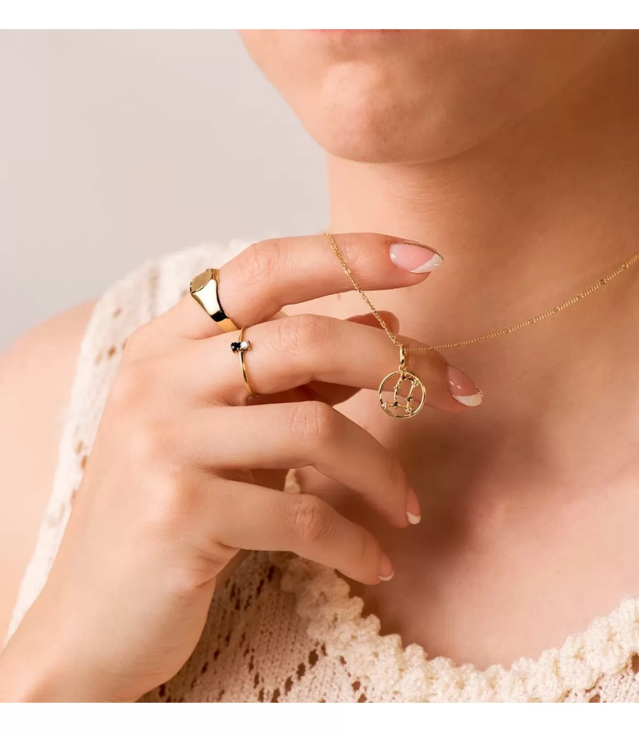 Colgante Horoscopo Geminis Oro 18K Constelacion<Alda Joyeros Outlet