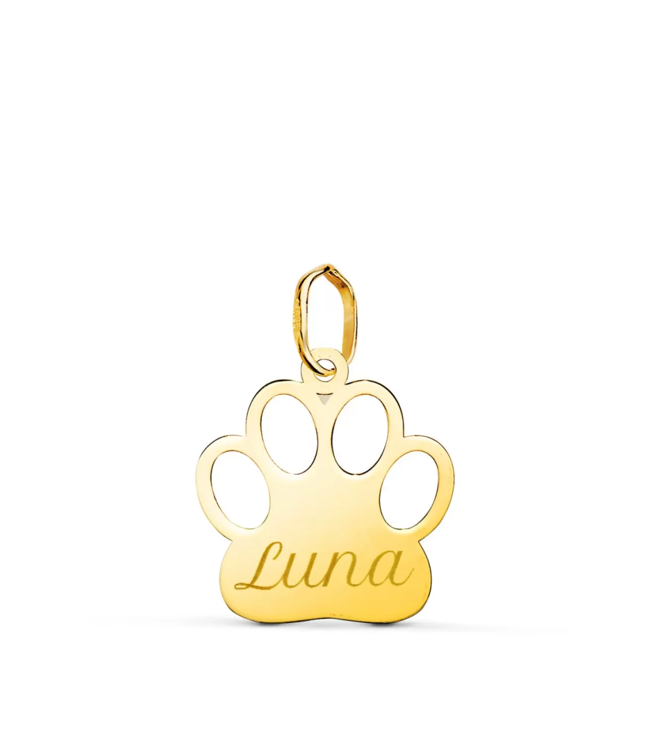 Colgante Huella Perro Personalizado Oro 18K<Alda Joyeros Best