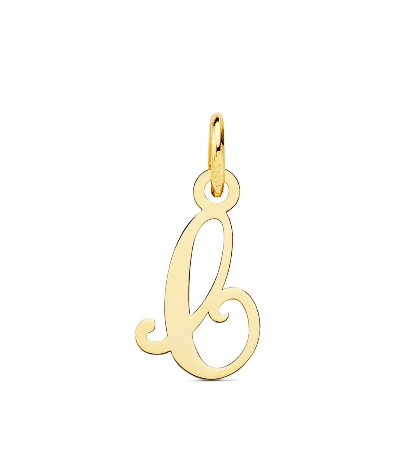 Colgante Inicial C Oro Amarillo 18K<Alda Joyeros Online