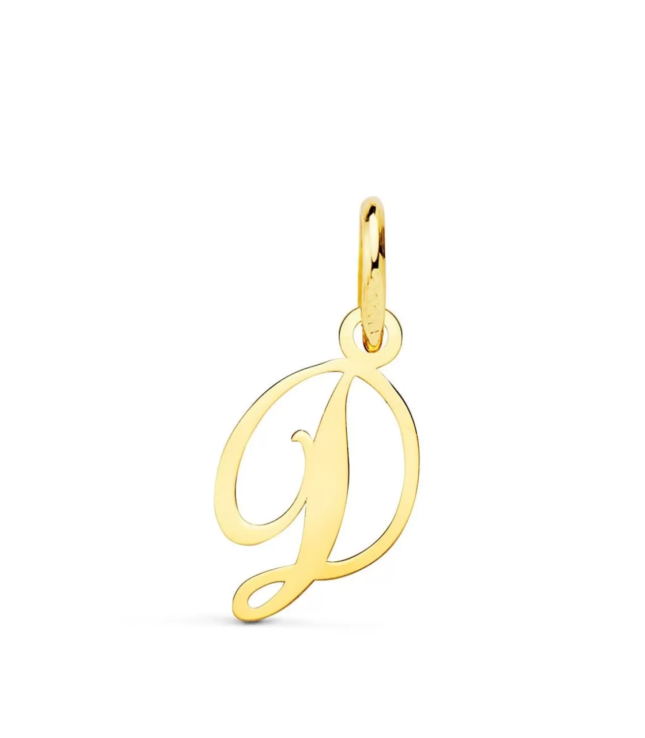 Colgante Inicial D Oro Amarillo 18K<Alda Joyeros Fashion