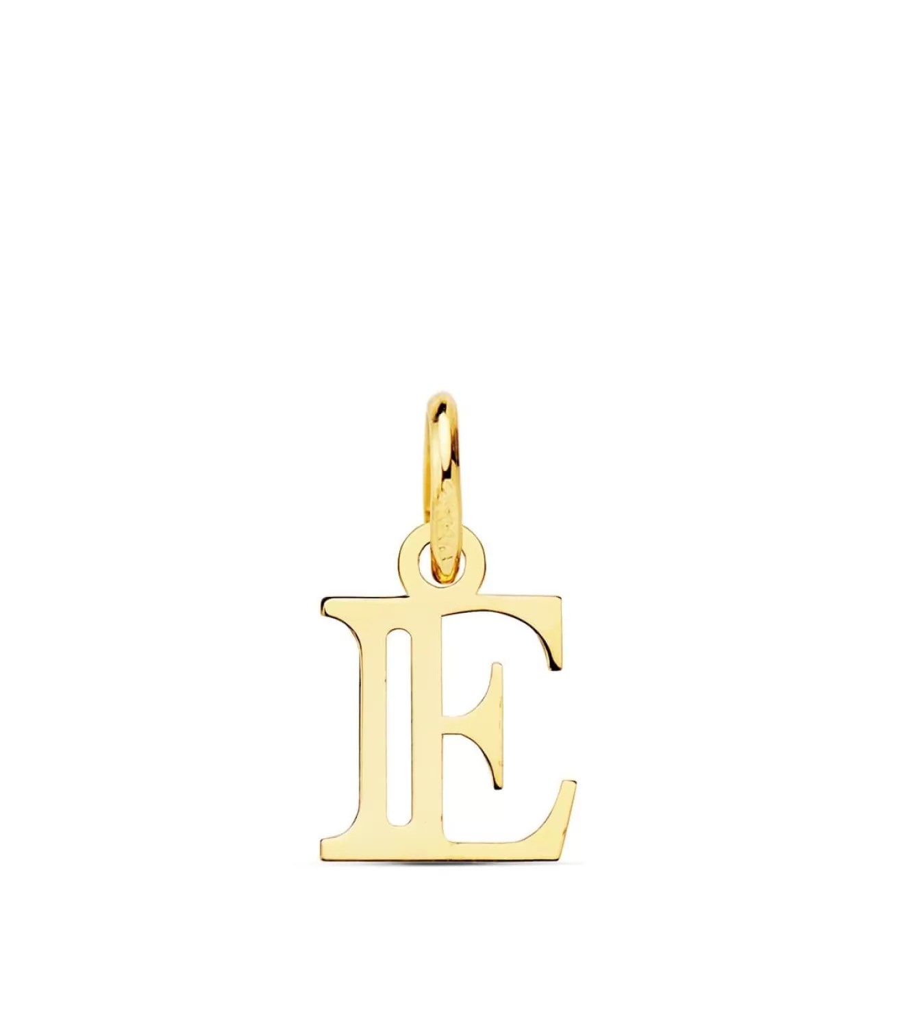 Colgante Inicial De Oro 18 Kilates E<Alda Joyeros Fashion