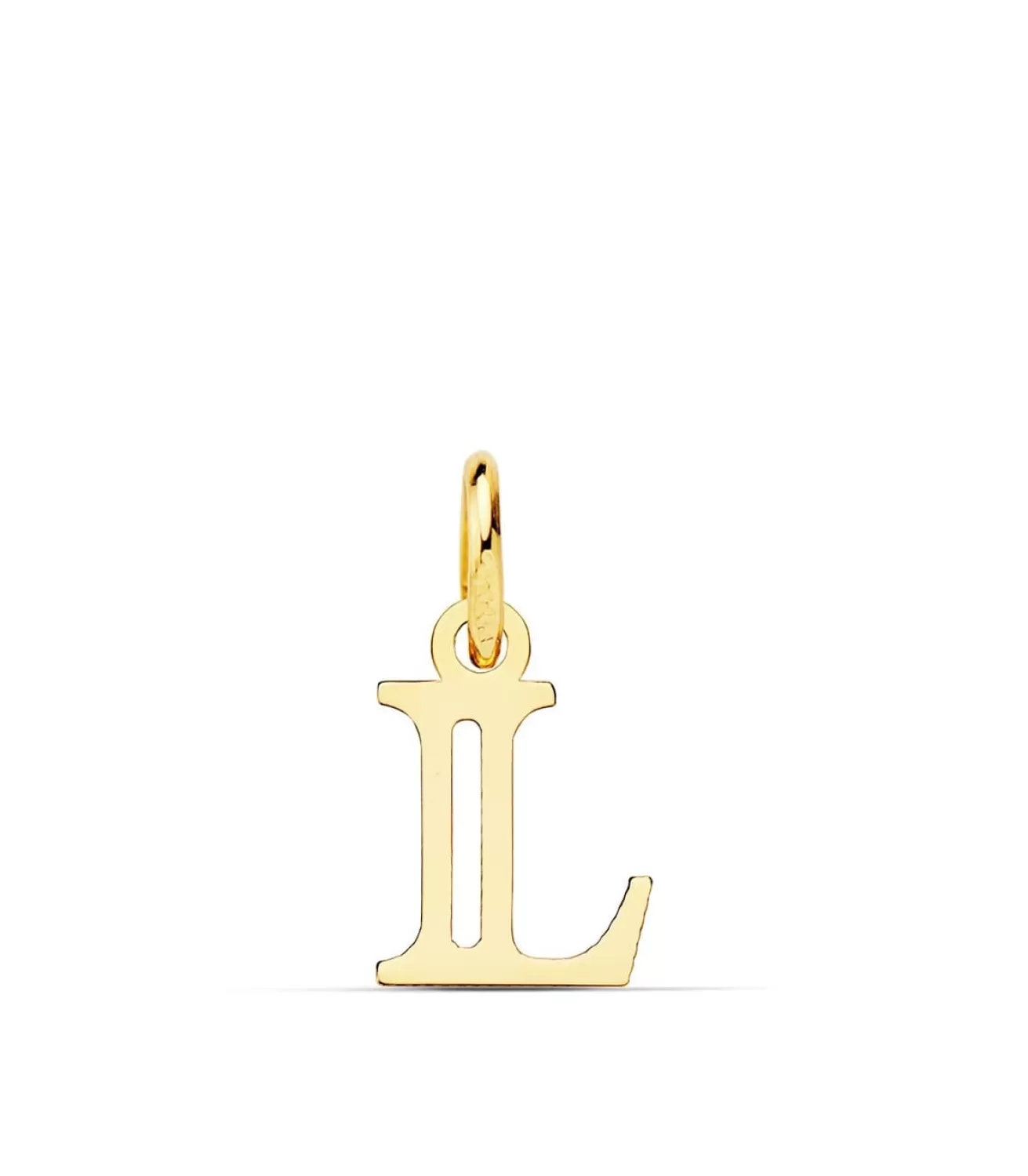 Colgante Inicial De Oro 18 Kilates L<Alda Joyeros Fashion