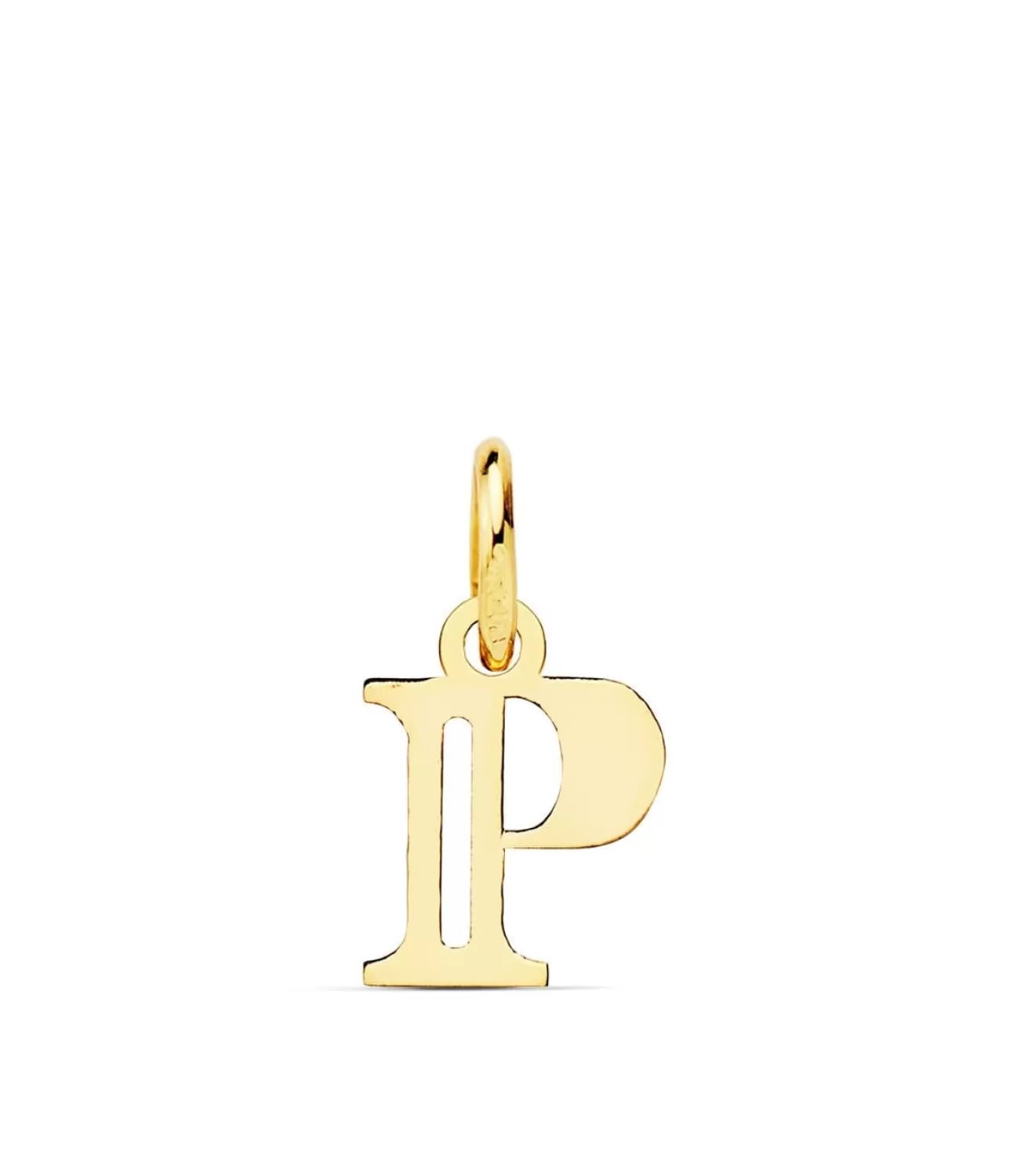 Colgante Inicial De Oro 18 Kilates P<Alda Joyeros Best