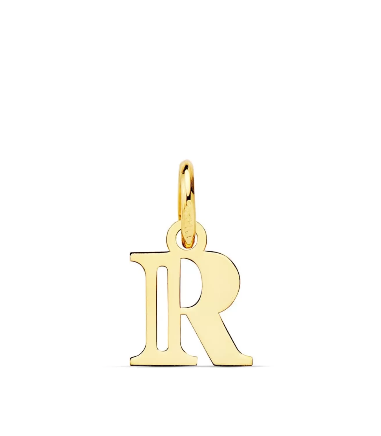 Colgante Inicial De Oro 18 Kilates R<Alda Joyeros Store