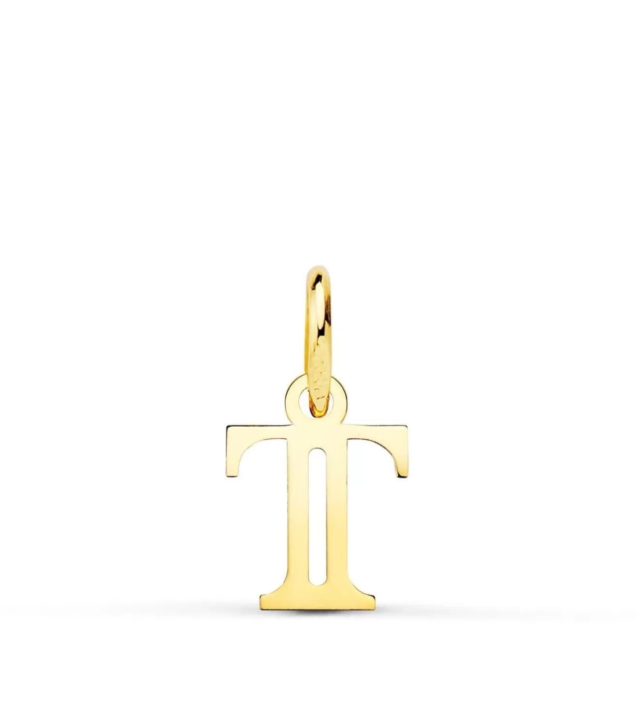 Colgante Inicial De Oro 18 Kilates T<Alda Joyeros Flash Sale