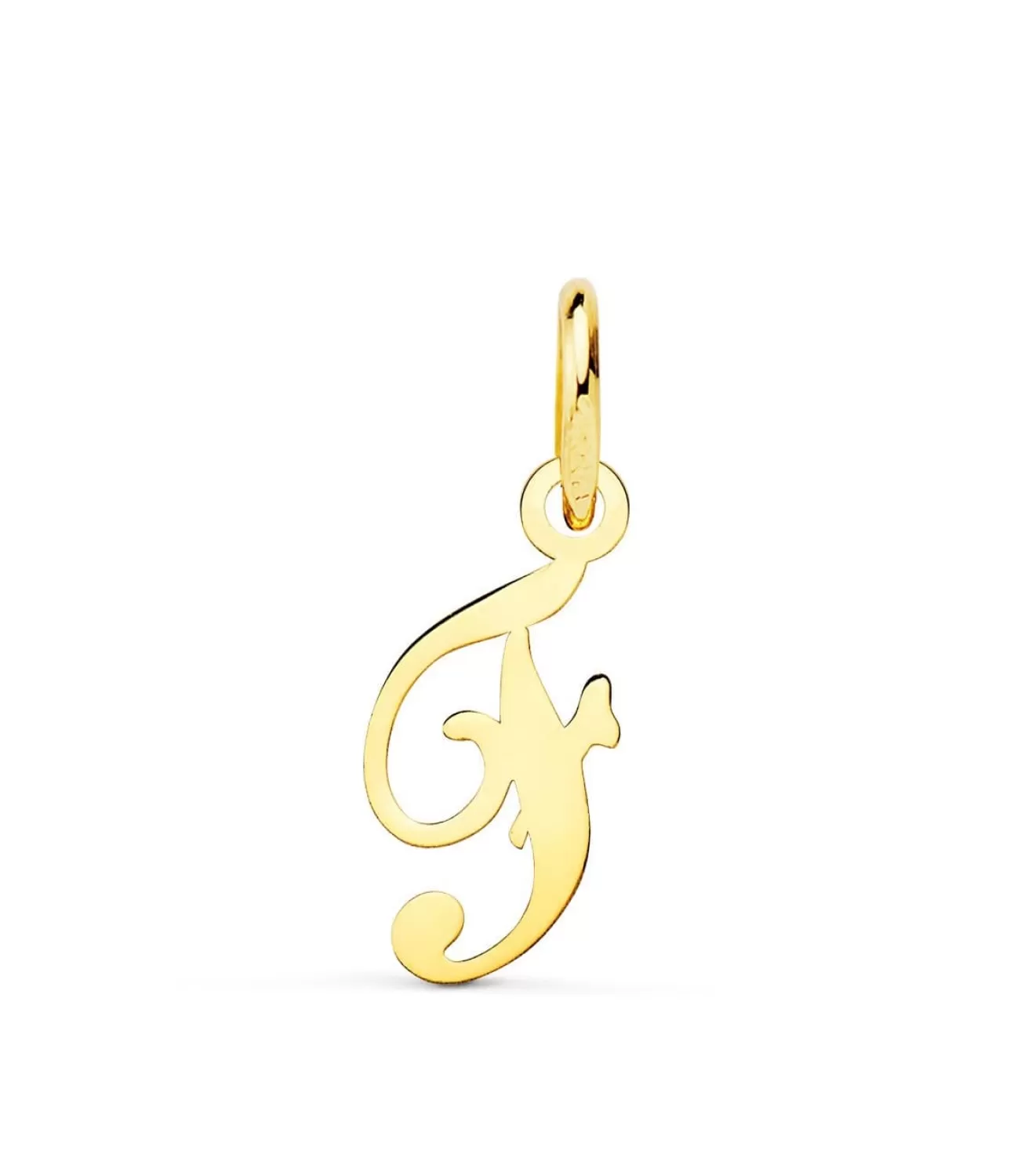 Colgante Inicial F Oro Amarillo 18K<Alda Joyeros Hot