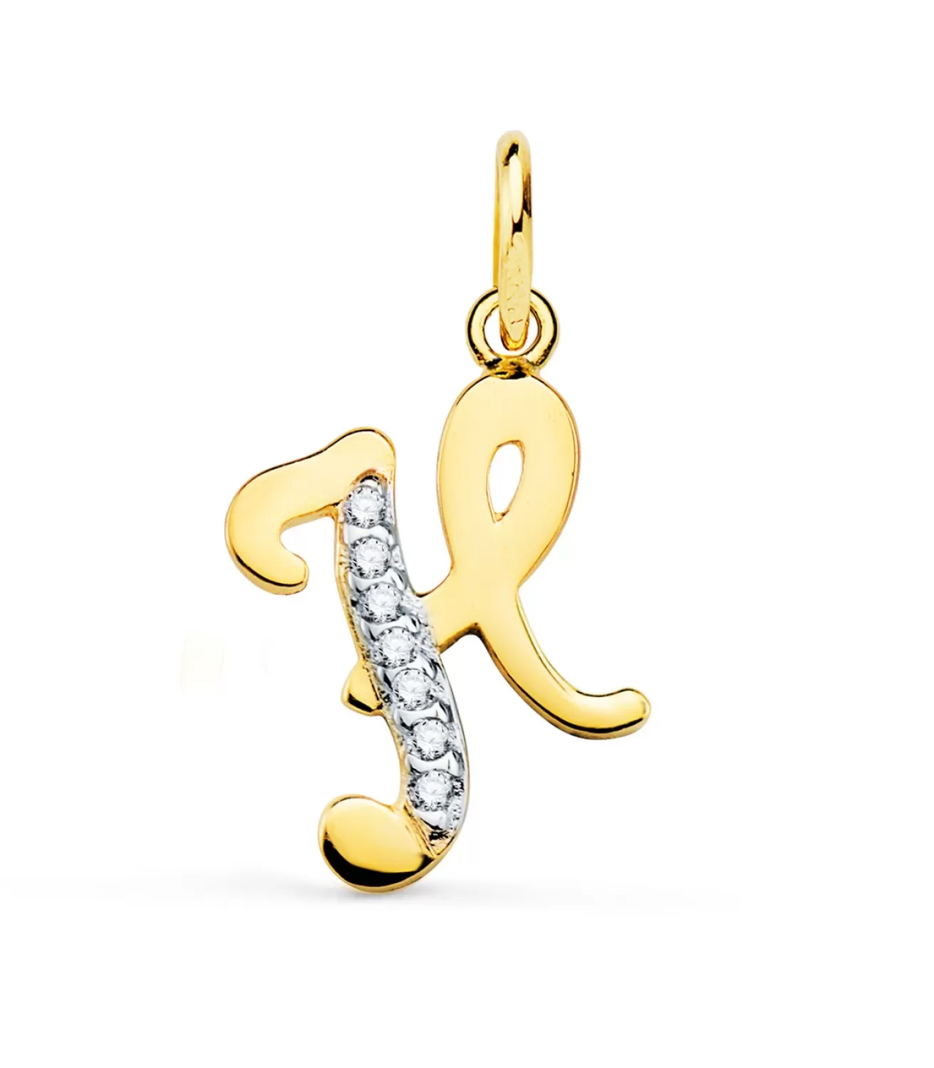 Colgante Inicial H Oro Amarillo 18 K 15Mm<Alda Joyeros Flash Sale