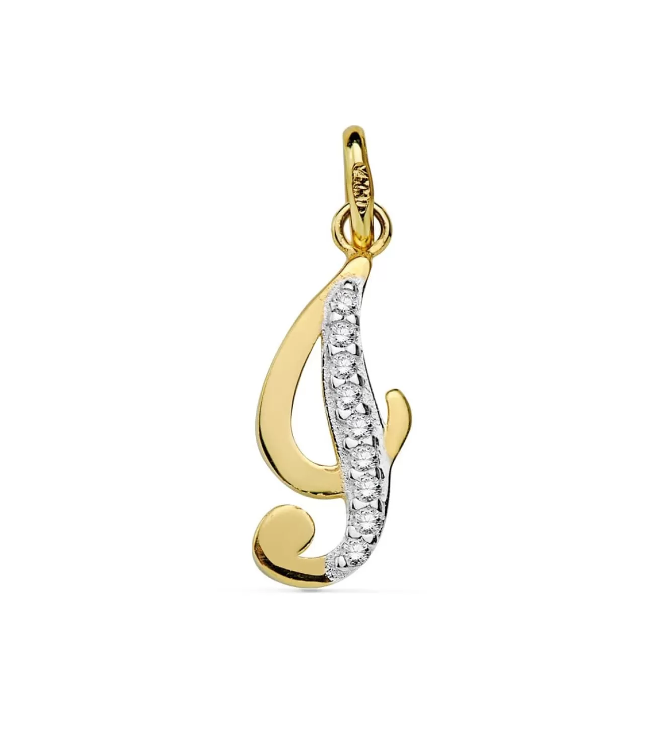 Colgante Inicial I Oro Amarillo 18 K 17 Mm<Alda Joyeros Best