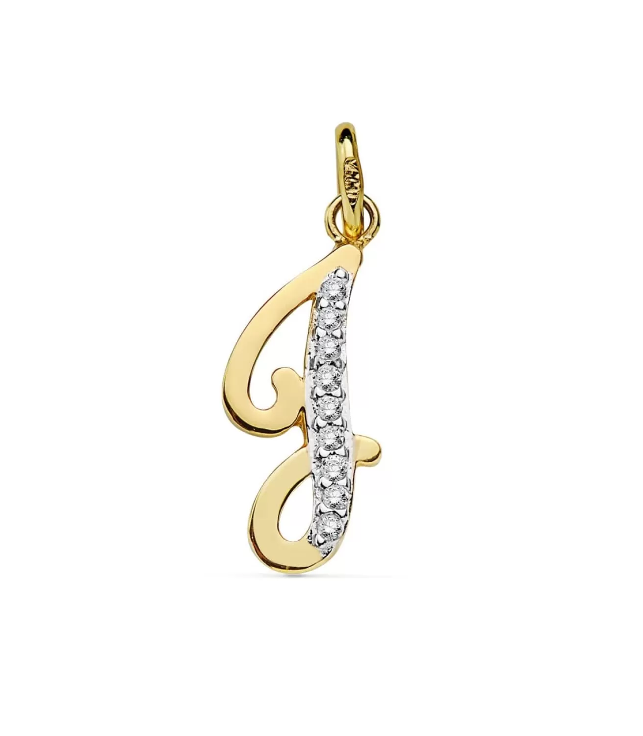 Colgante Inicial J Oro Amarillo 18 K 18 Mm<Alda Joyeros Fashion