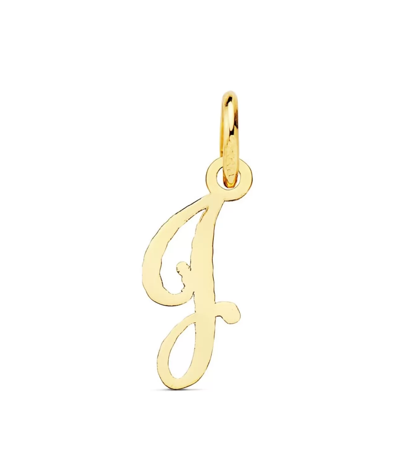 Colgante Inicial J Oro Amarillo 18K<Alda Joyeros Store