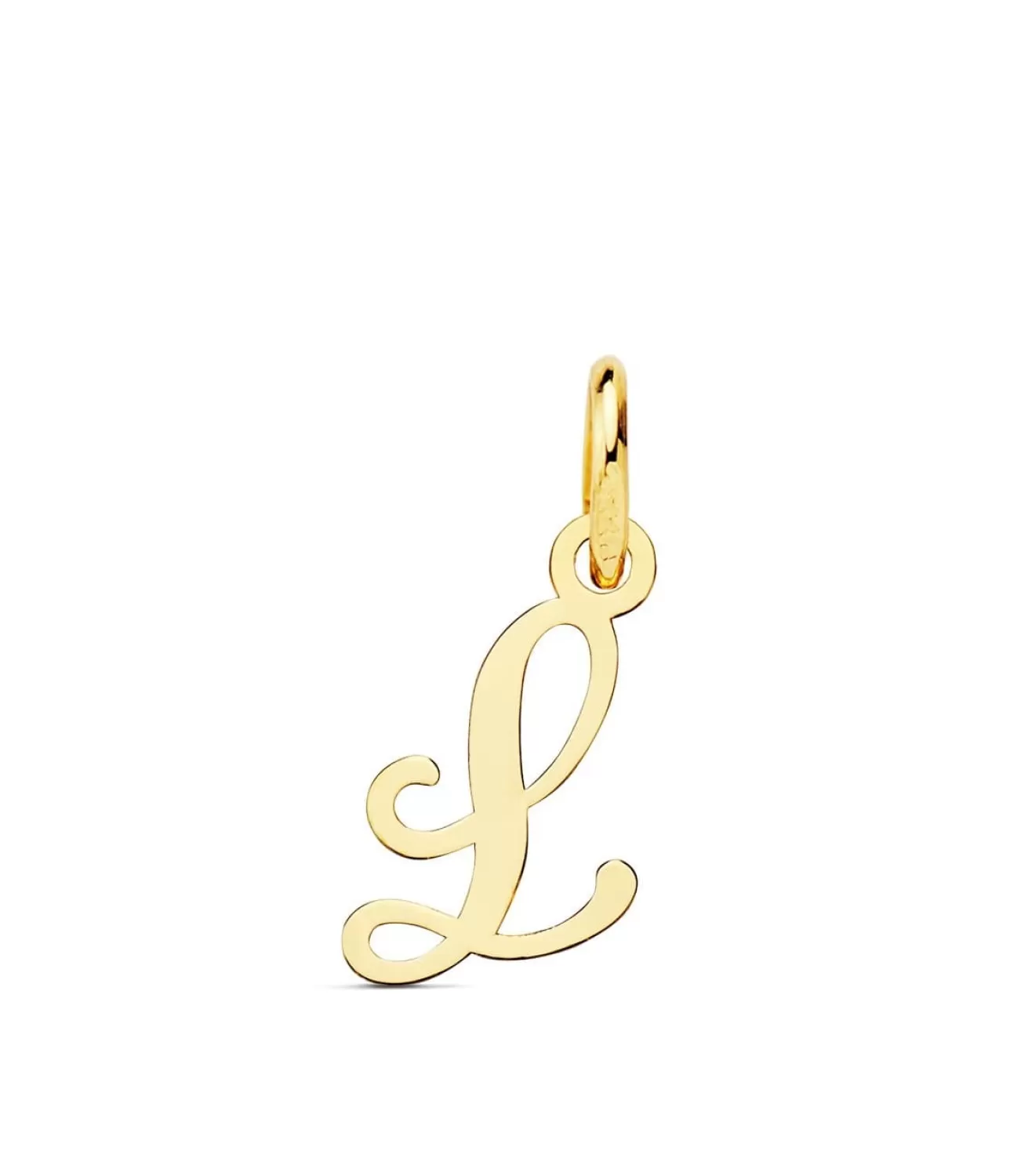 Colgante Inicial L Oro Amarillo 18K<Alda Joyeros Best