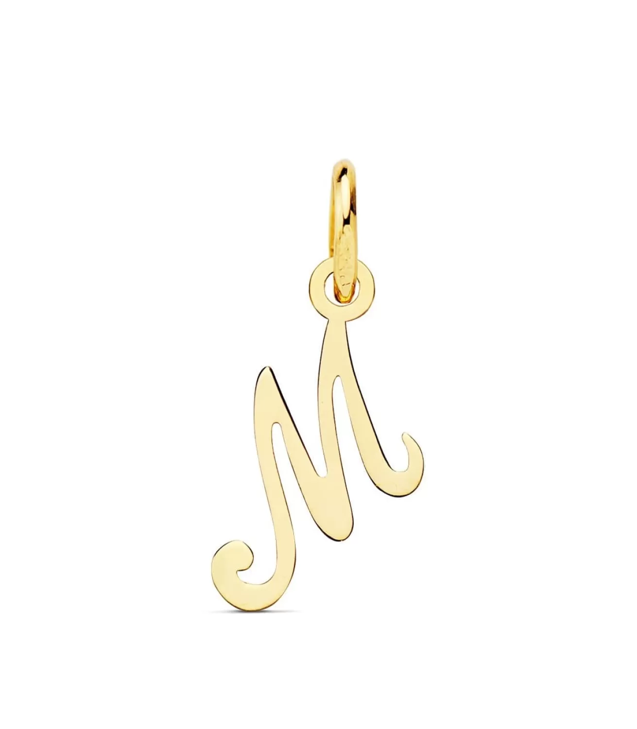 Colgante Inicial M Oro Amarillo 18K<Alda Joyeros Cheap