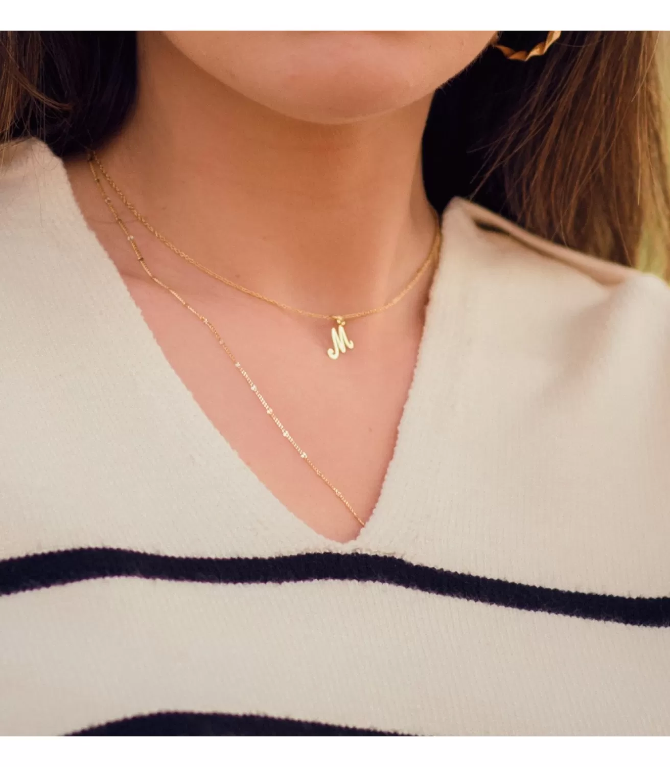 Colgante Inicial M Oro Amarillo 18K<Alda Joyeros Cheap