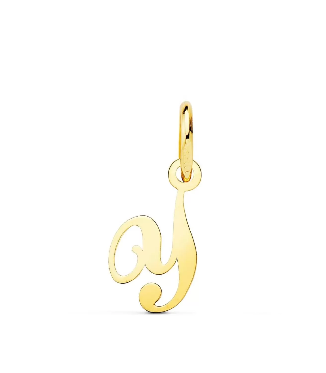Colgante Inicial Y Oro Amarillo 18K<Alda Joyeros Fashion