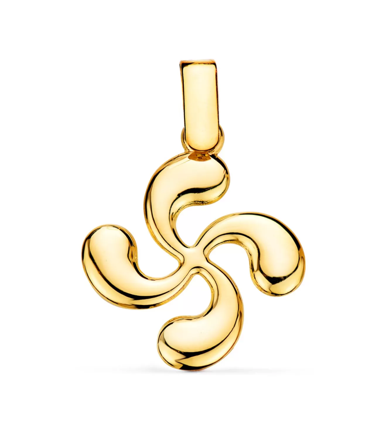 Colgante Lauburu Oro Amarillo 18K 20 Mm<Alda Joyeros Online