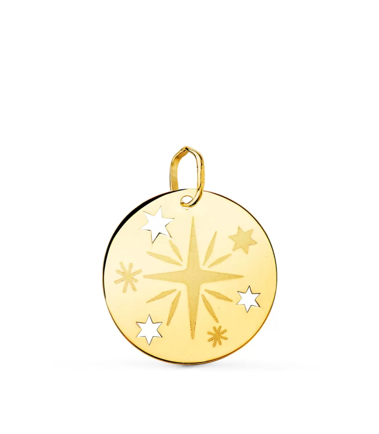 Colgante Magic Universe 18K Medalla Estrella<Alda Joyeros Cheap