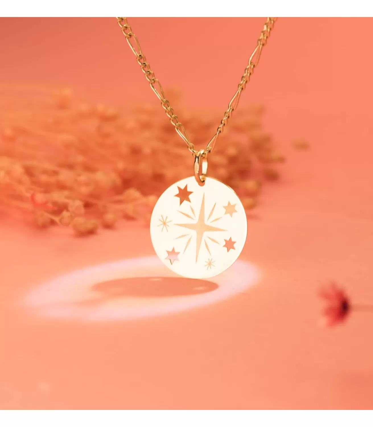 Colgante Magic Universe 18K Medalla Estrella<Alda Joyeros Cheap