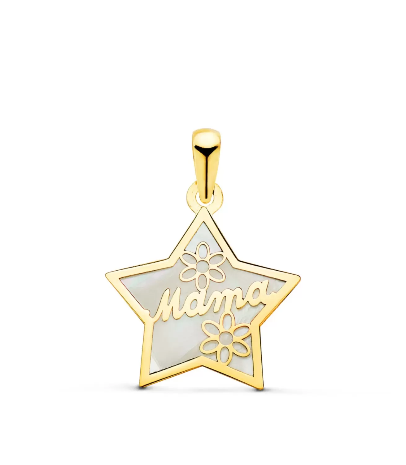 Colgante Mama Nacar Oro 18K Estrella<Alda Joyeros Cheap