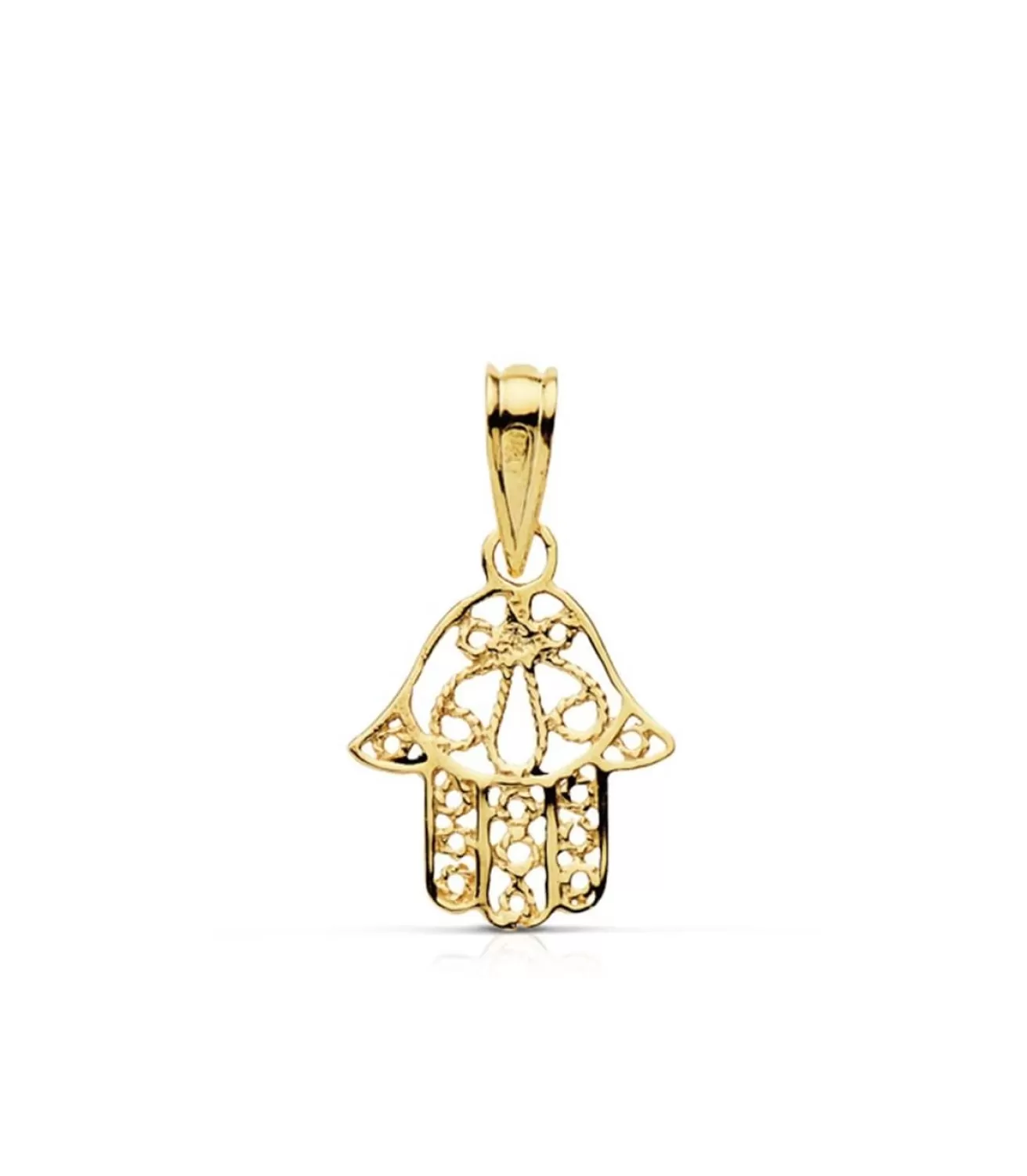 Colgante Mano De Fatima Ligero Oro 18K<Alda Joyeros Store