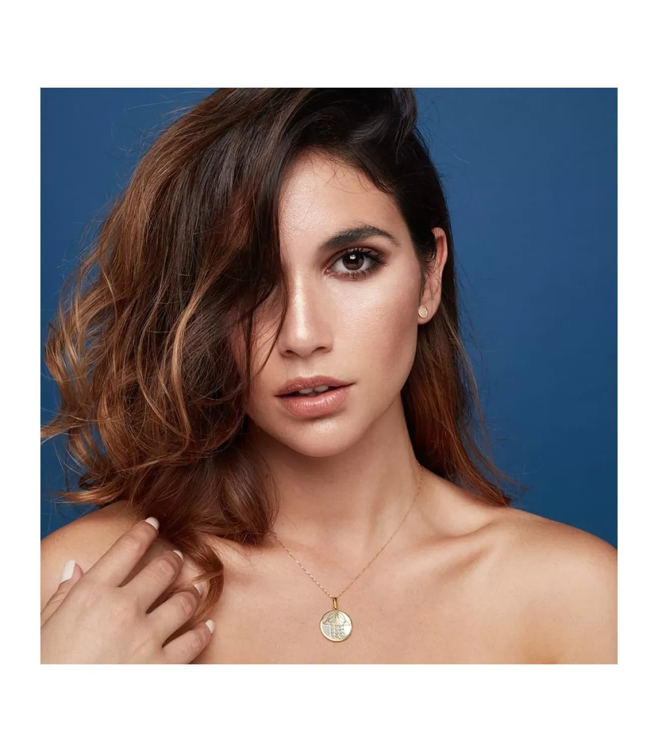 Colgante Mano De Fatima Nacar Oro Amarillo 18 K 20 Mm<Alda Joyeros Sale