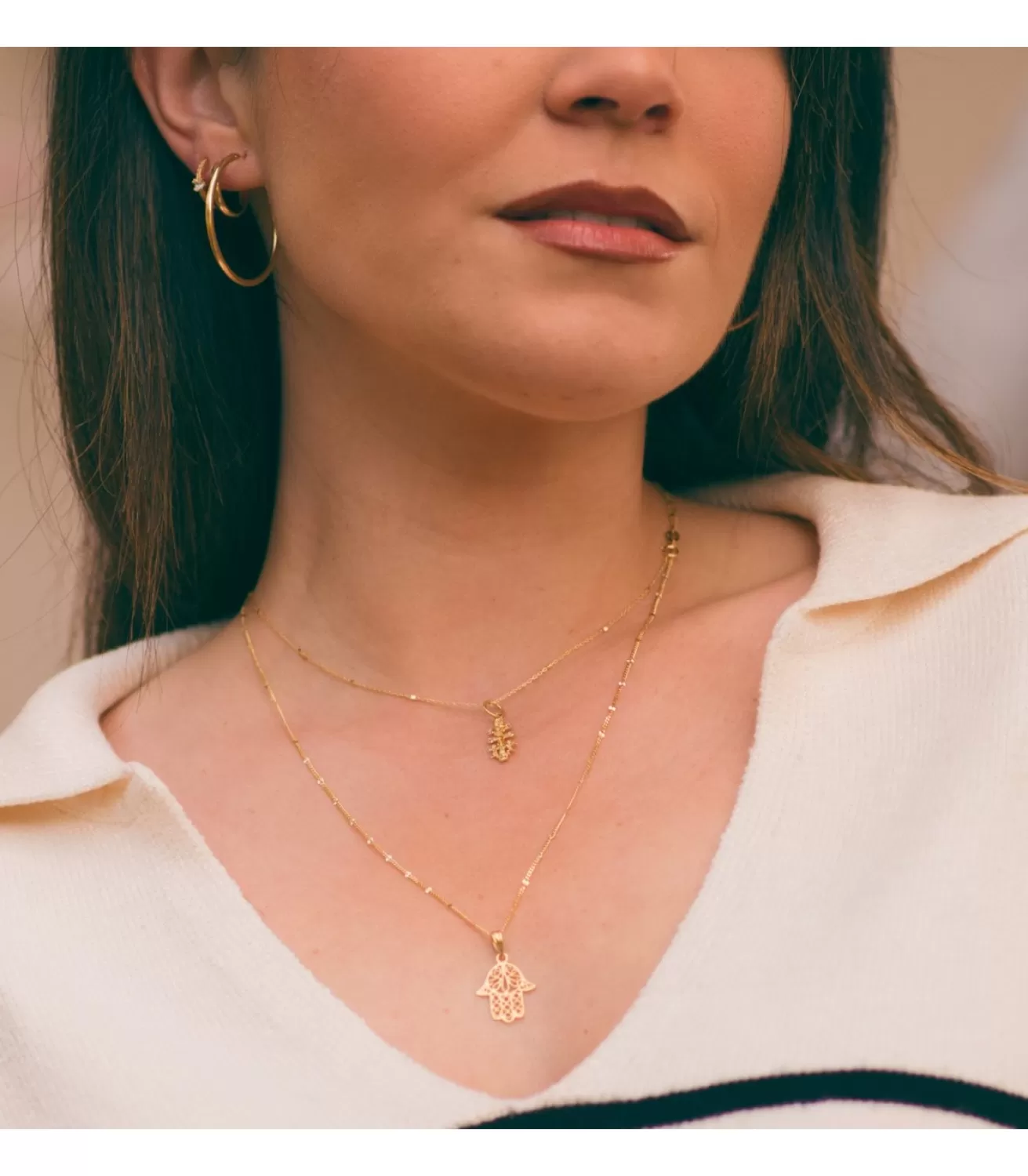 Colgante Mano De Fatima Oro Amarillo 18K 19Mm<Alda Joyeros New