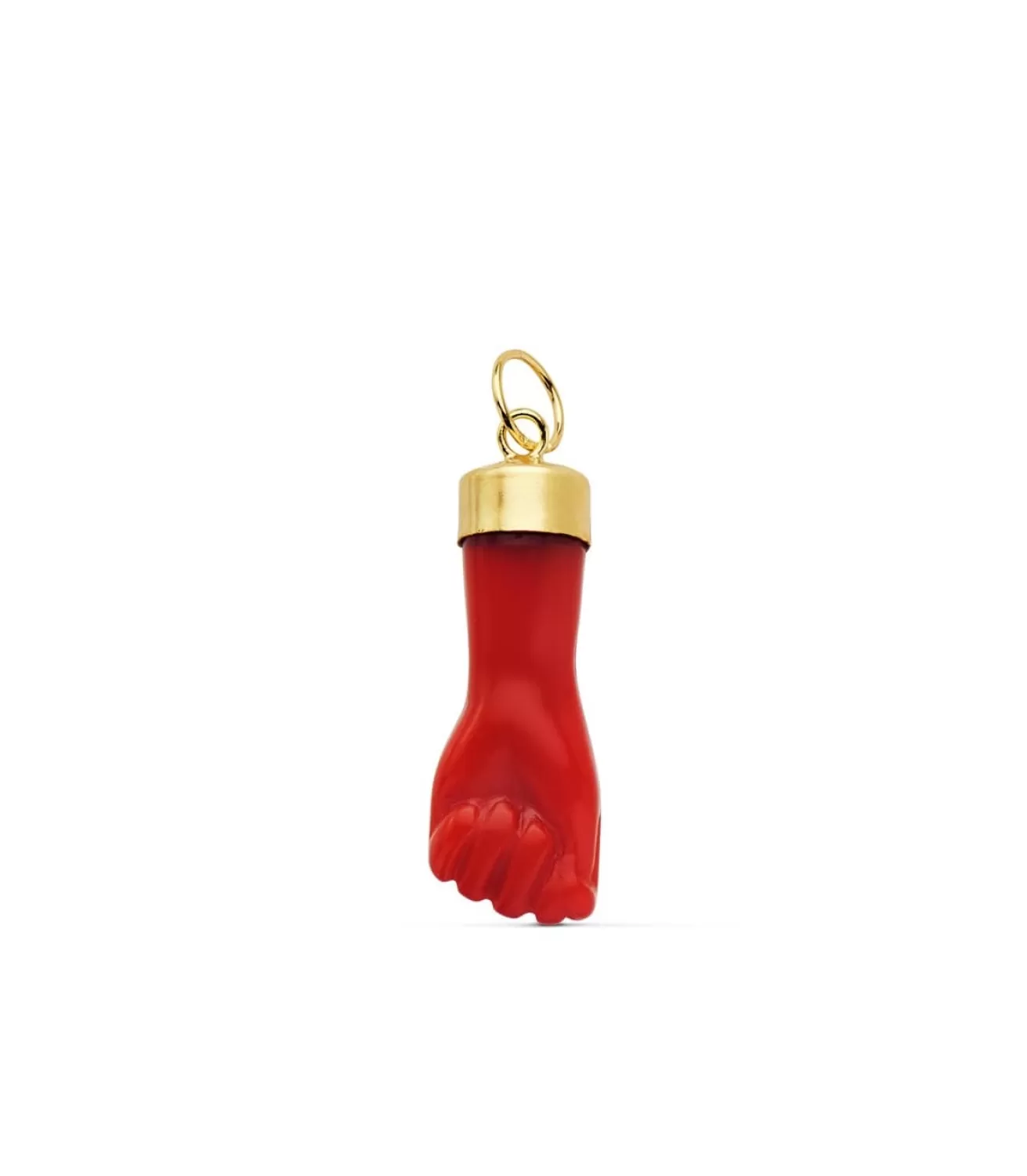 Colgante Mano Roja Oro Amarillo 18K<Alda Joyeros Store