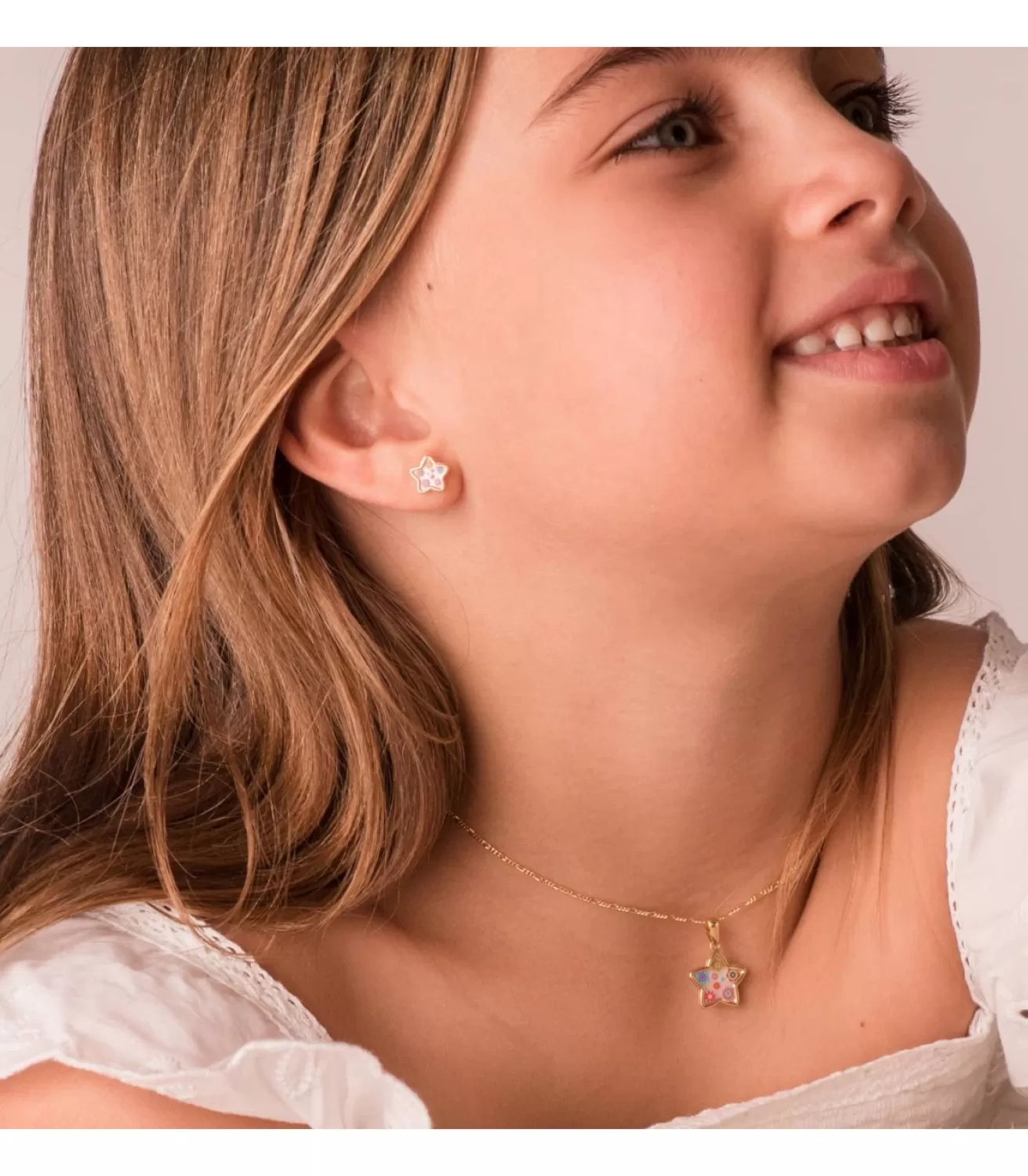 Colgante Niña Aloha Oro 18K Estrella 12Mm<Alda Joyeros Cheap
