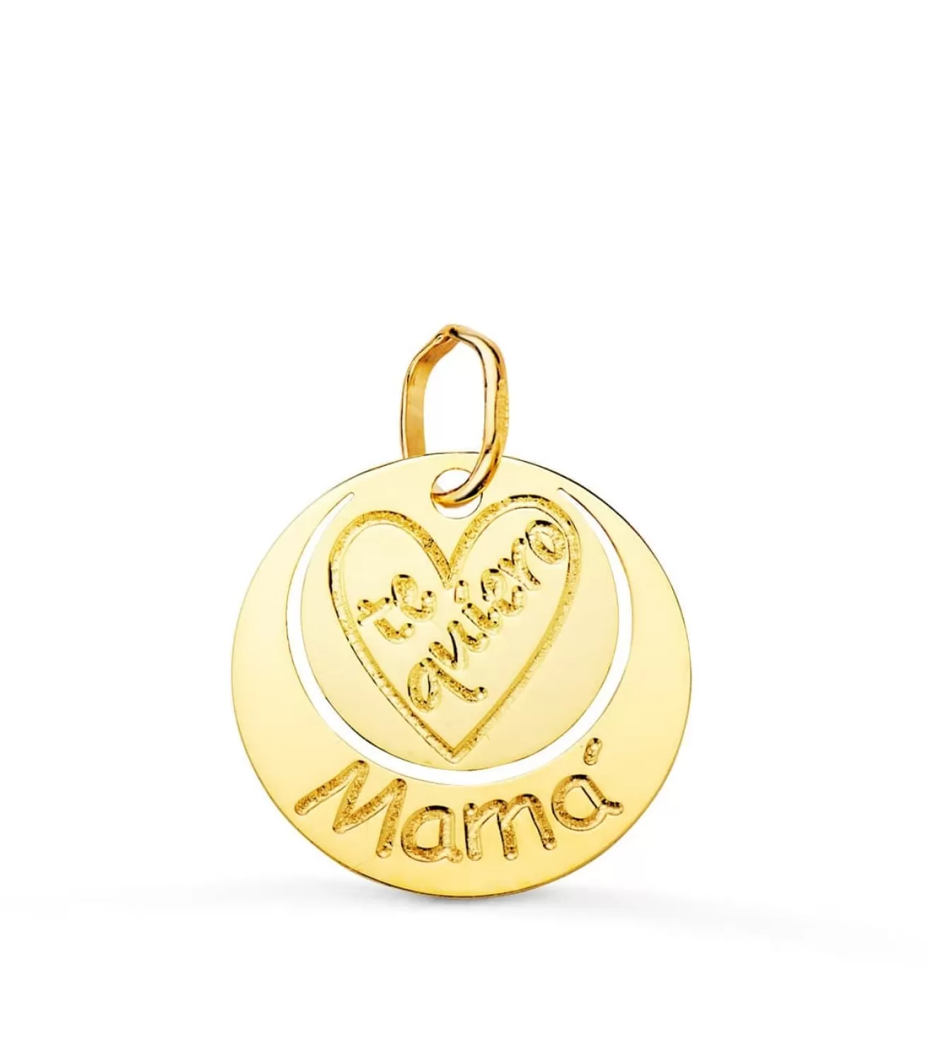 Colgante Oro 18K Chapa Mama<Alda Joyeros Outlet