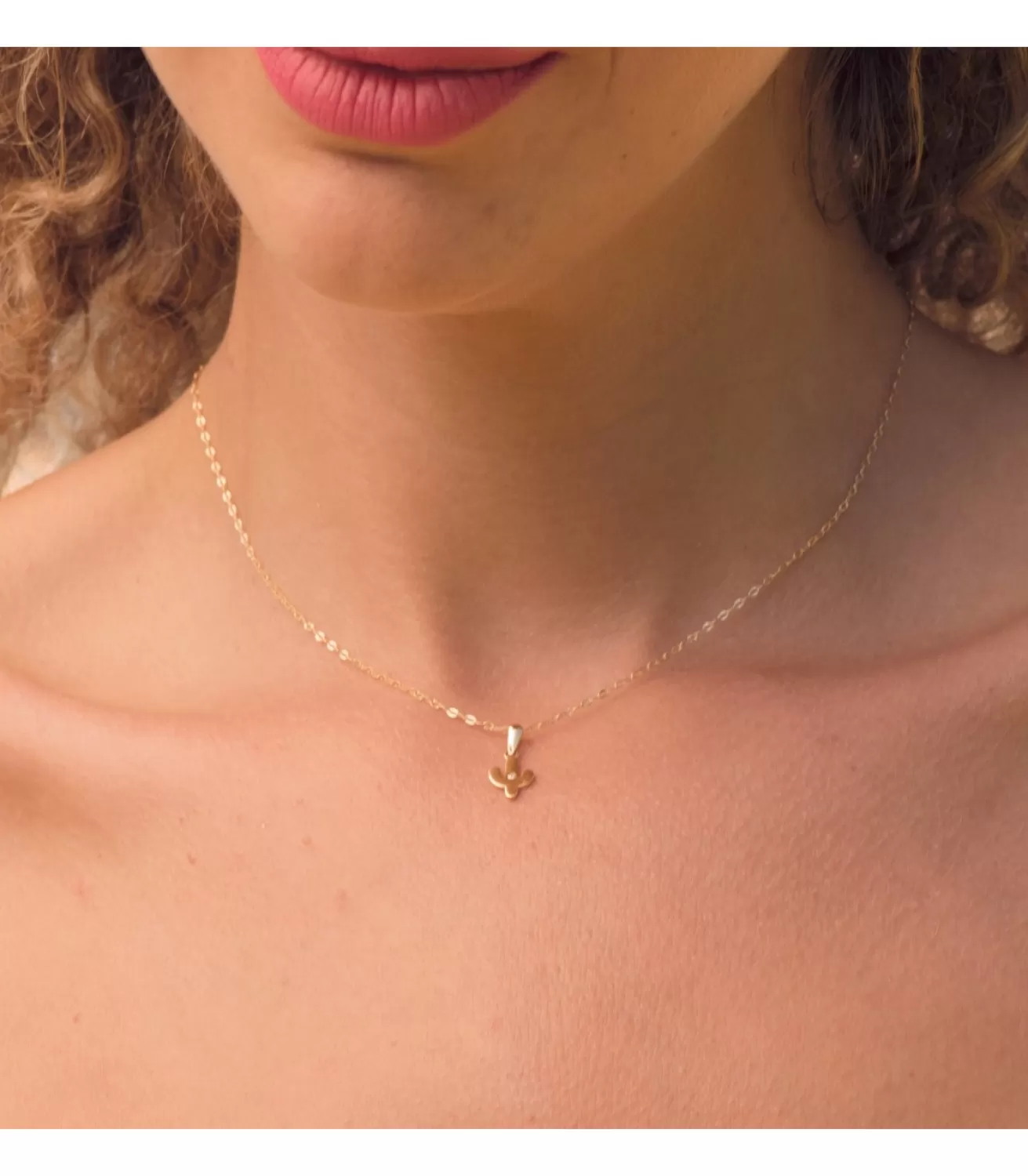 Colgante Pequeno Oro 18K Cactus<Alda Joyeros Cheap