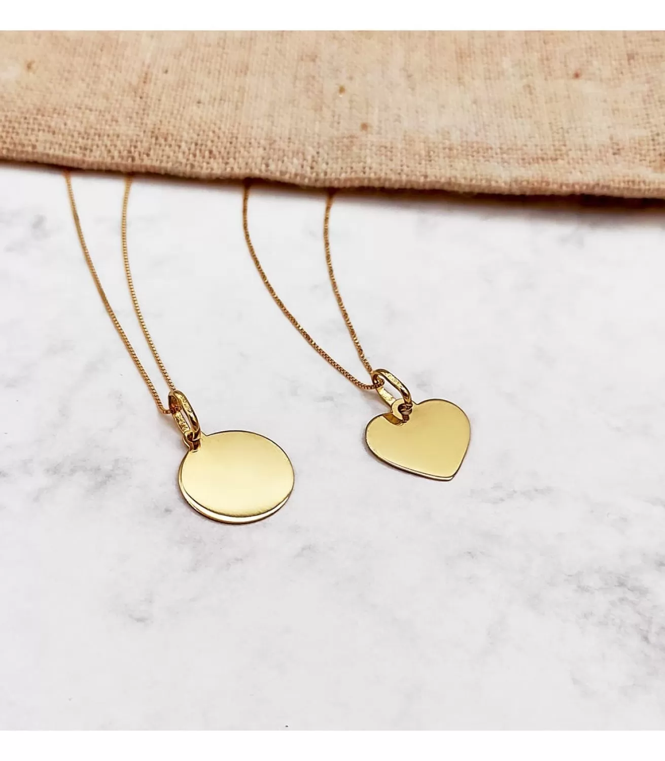 Colgante Personalizado Corazon Oro 18K 12Mm<Alda Joyeros Sale