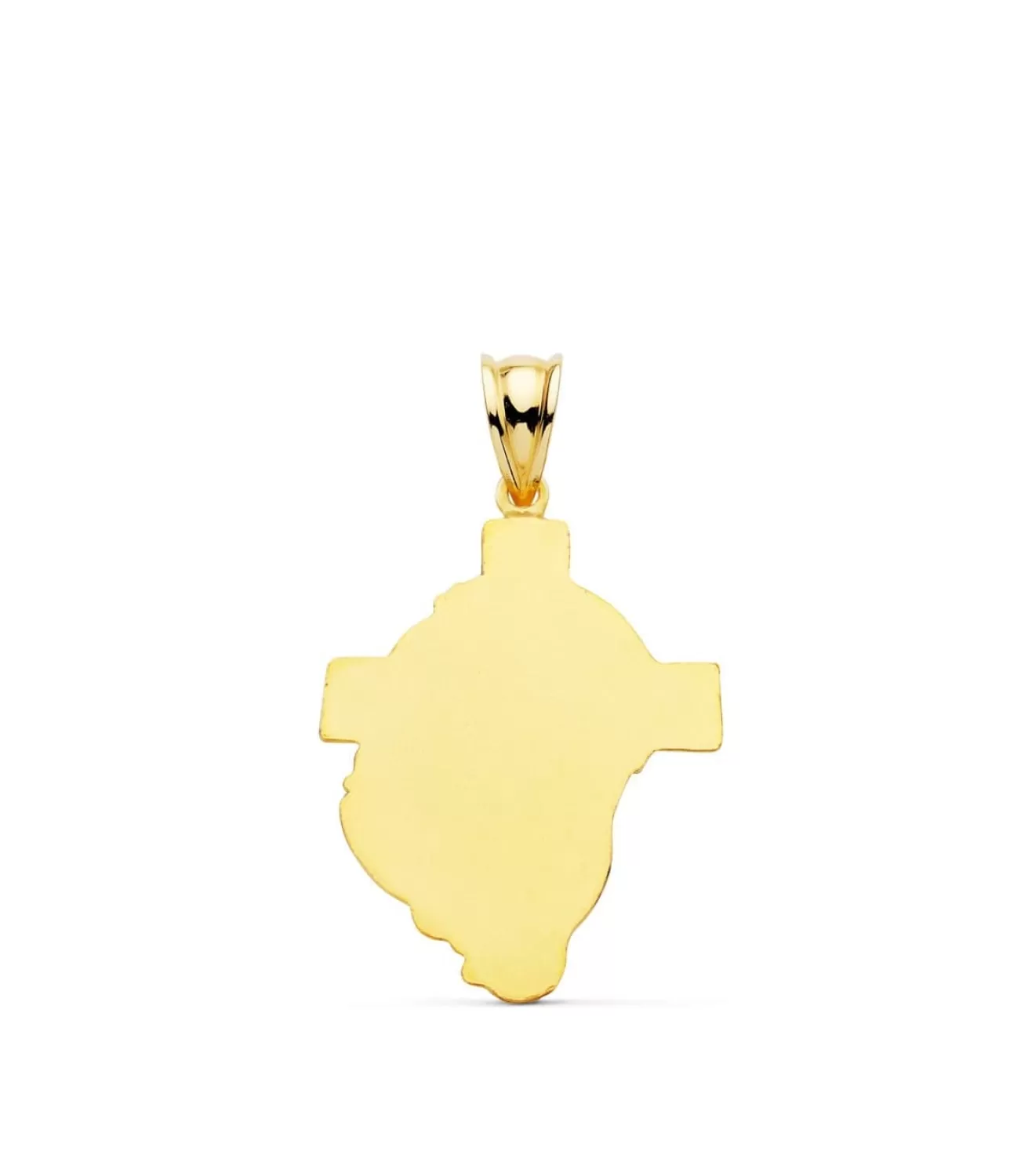 Colgante Rostro Cristo Cruz Oro 18K 30 Mm<Alda Joyeros Sale