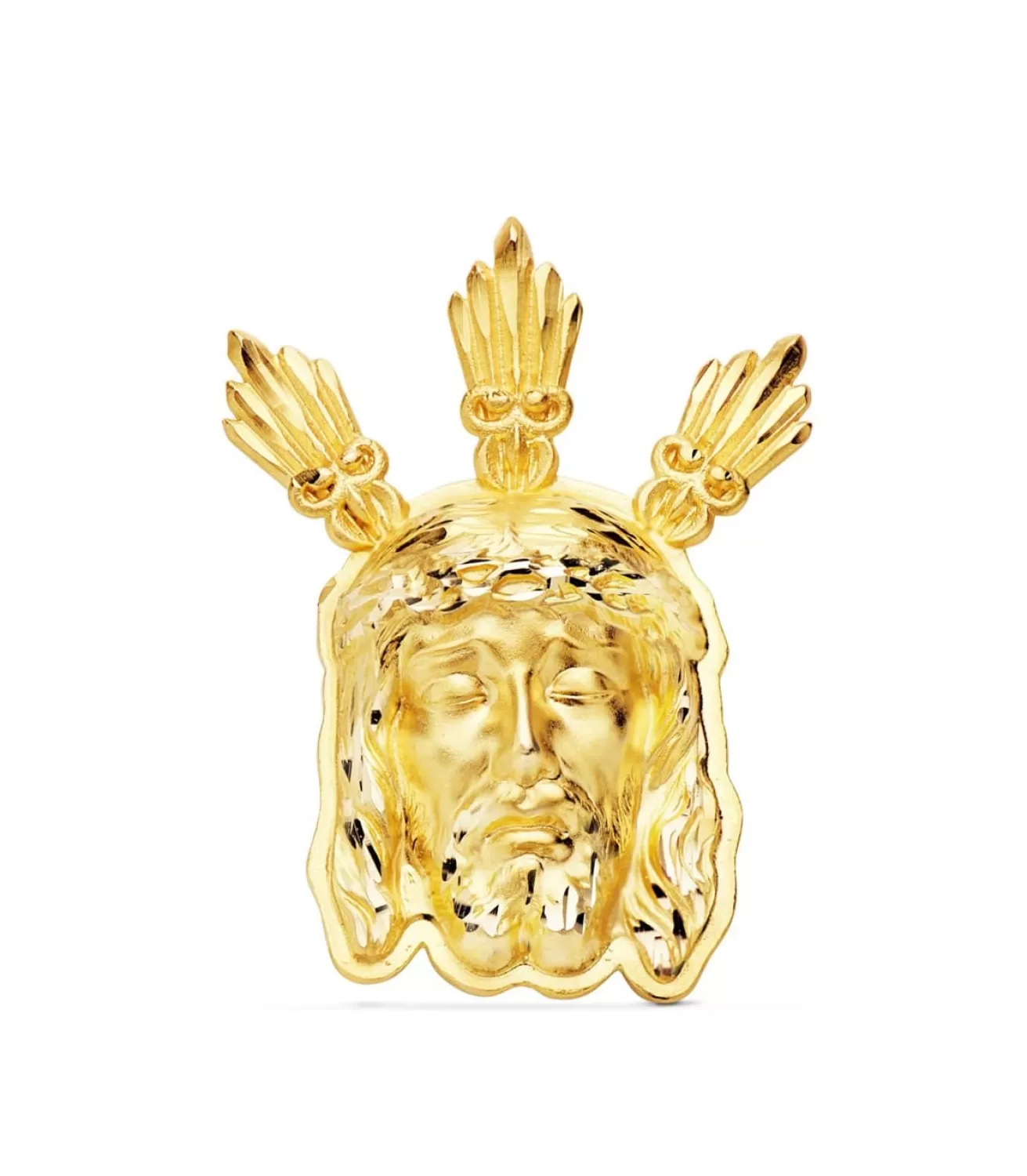 Colgante Rostro Cristo Oro 18K 39Mm Potencias<Alda Joyeros Outlet