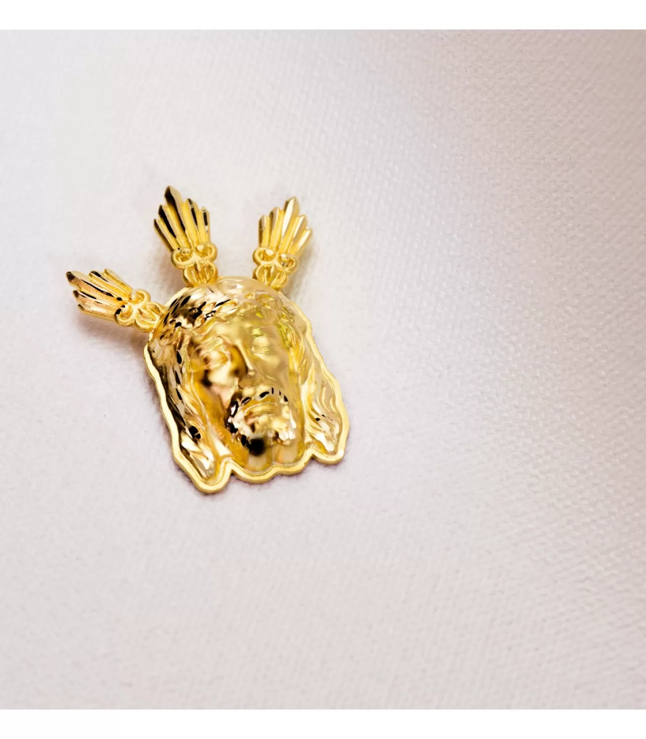 Colgante Rostro Cristo Oro 18K 39Mm Potencias<Alda Joyeros Outlet