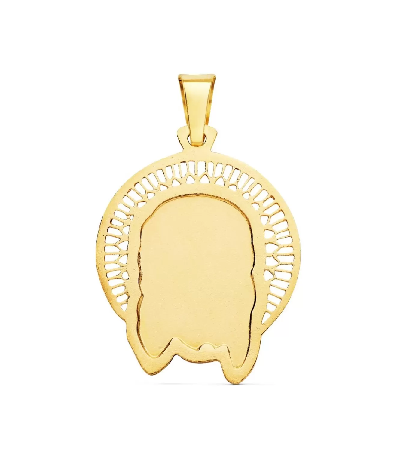 Colgante Rostro De Cristo Orla Oro 18K 29Mm<Alda Joyeros Sale